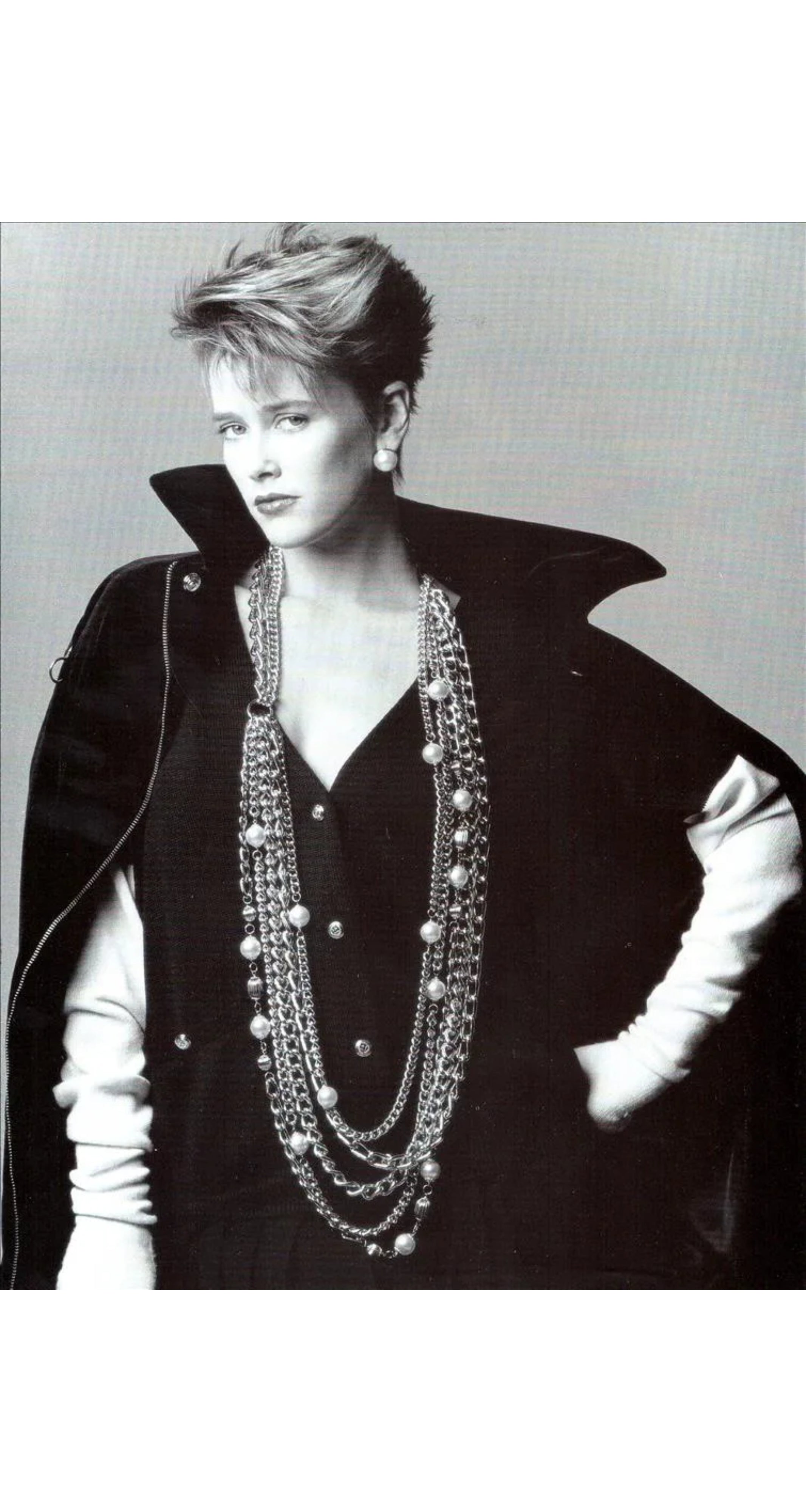 1986-87 F/W Trompe L'Oeil Glove Wool Cardigan
