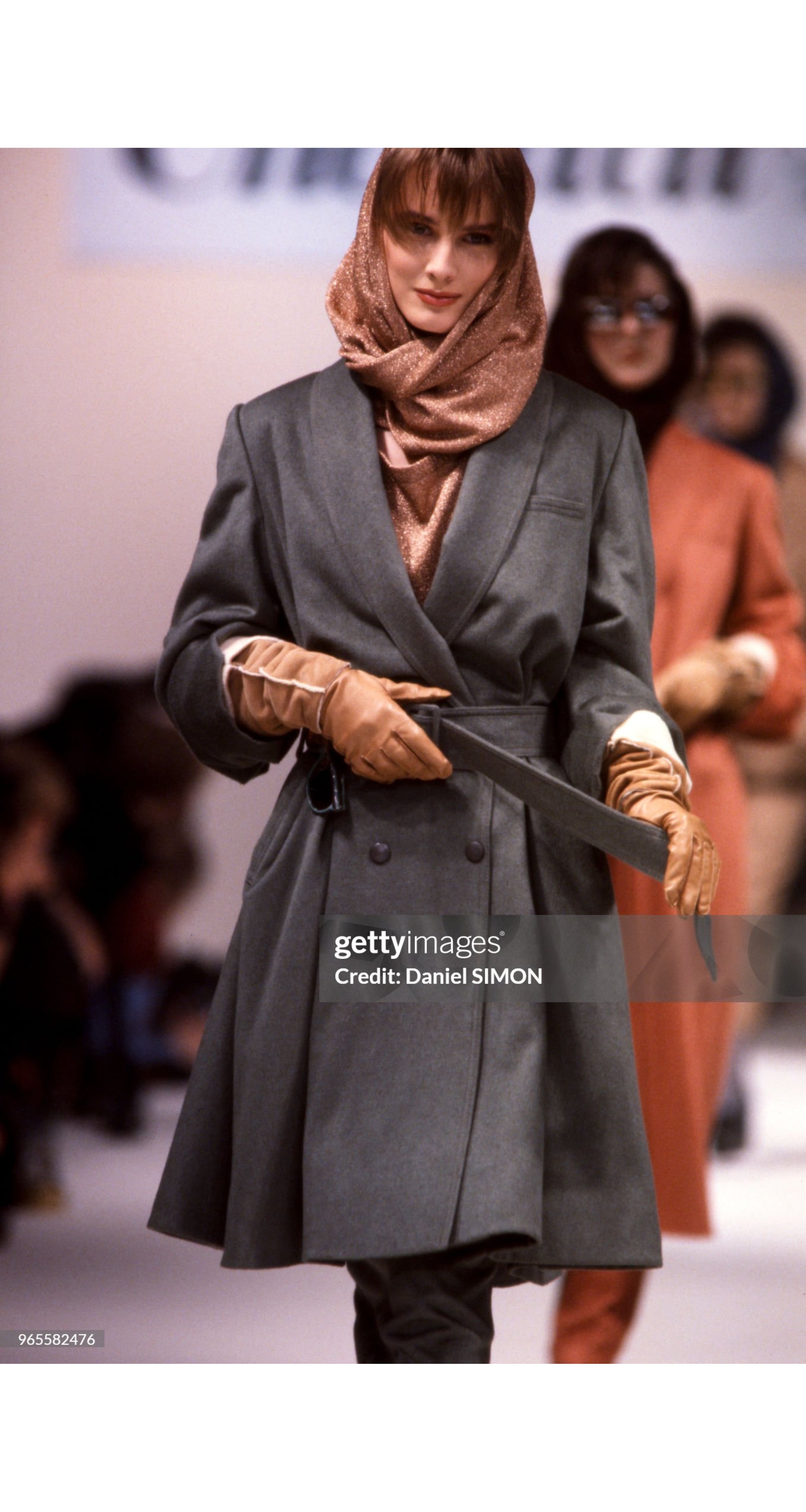 1984-85 F/W Alpaca & Wool Shawl Collar Coat