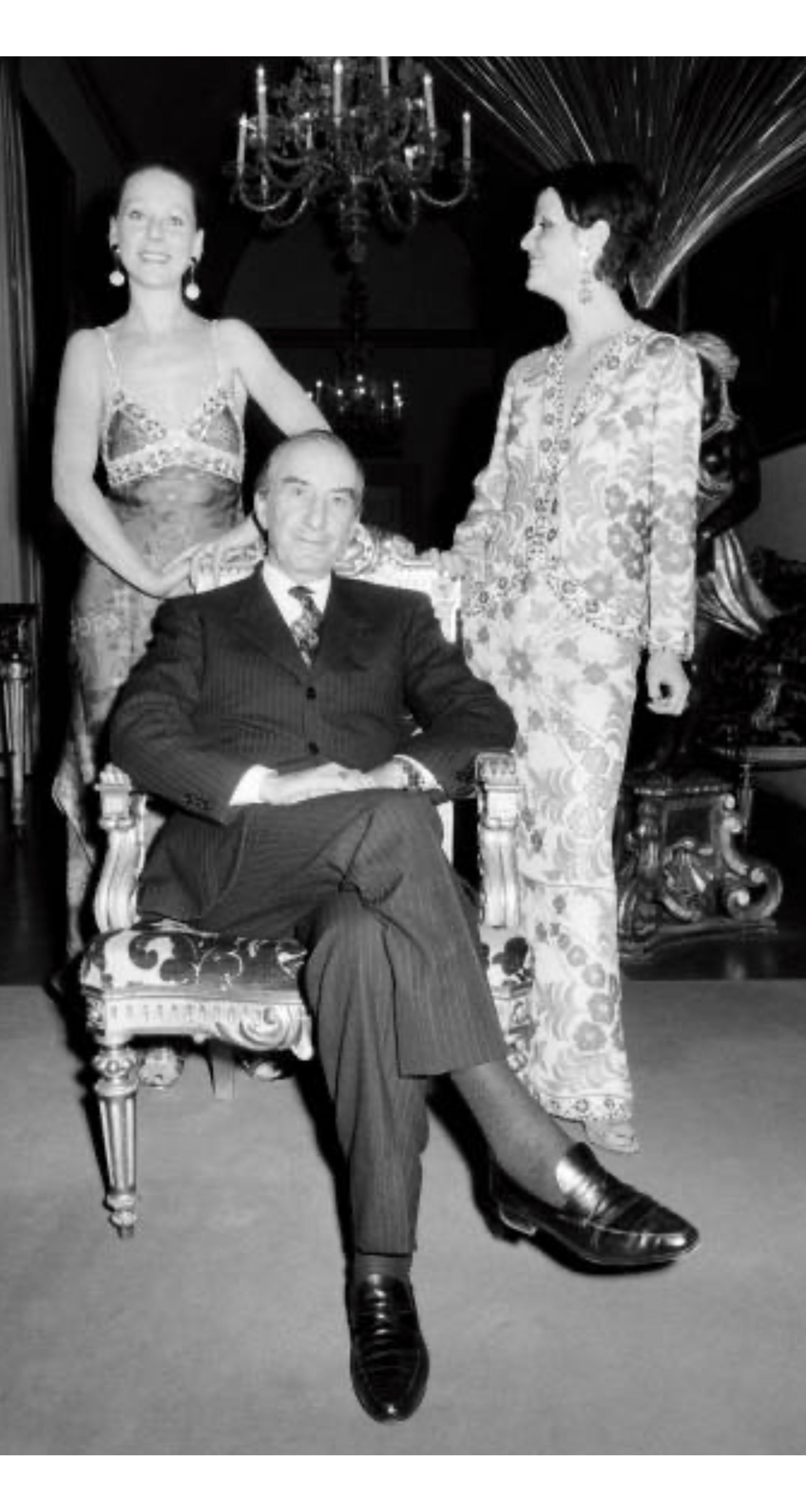 1974 S/S Floral Green Silk Cross-Back Maxi Dress