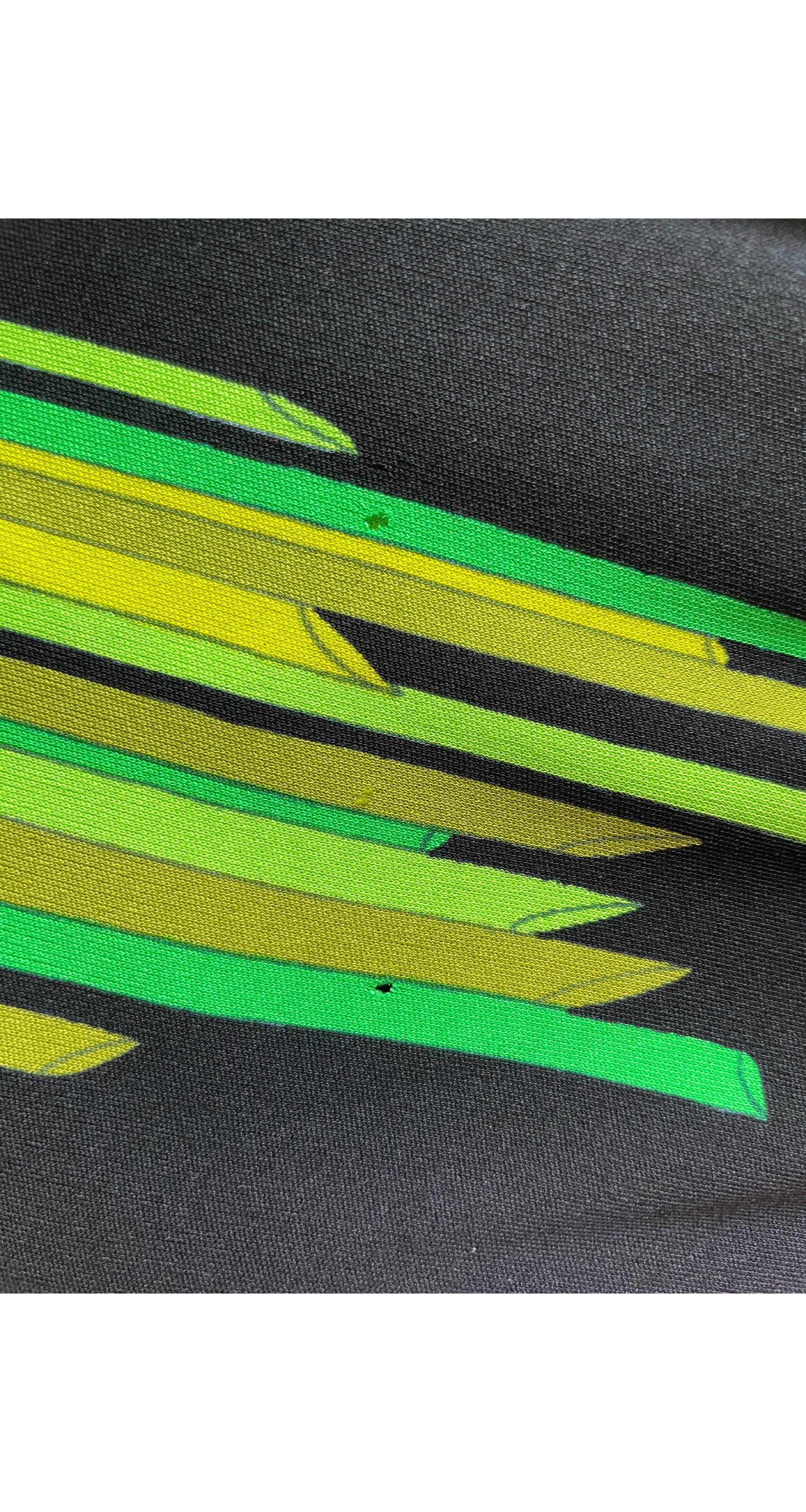 1974 Ad Campaign Floral Print Black Silk Jersey Maxi Dress