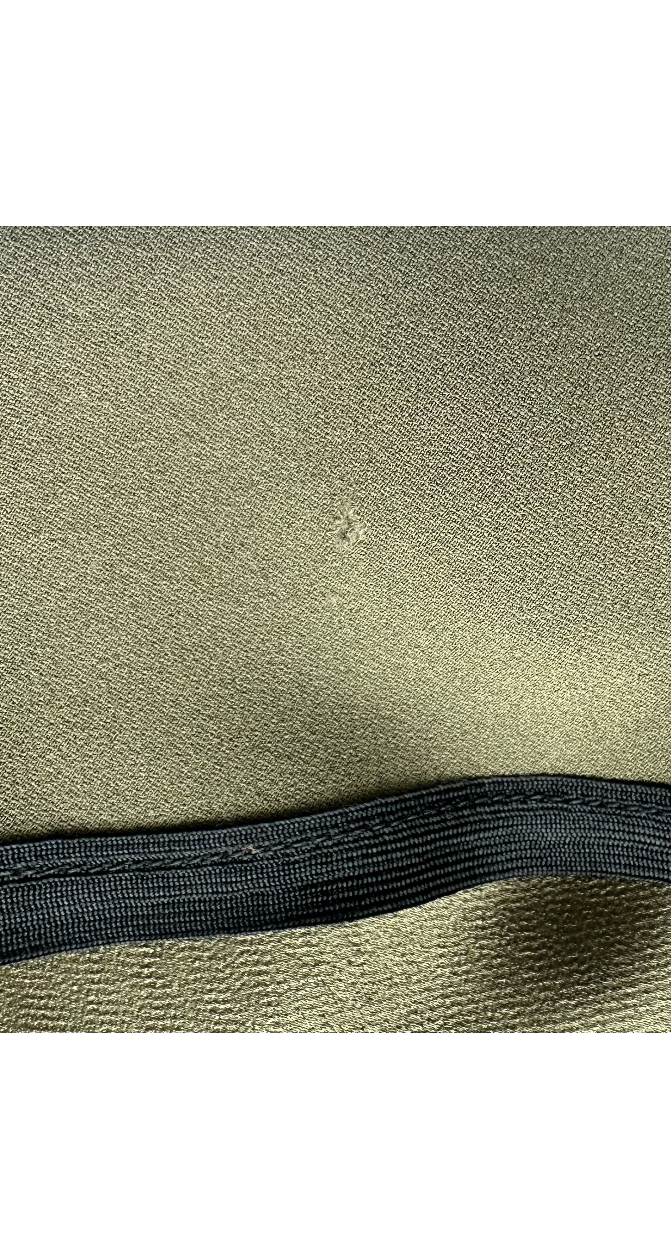 1978-79 F/W Army Green Viscose Crepe Full Skirt