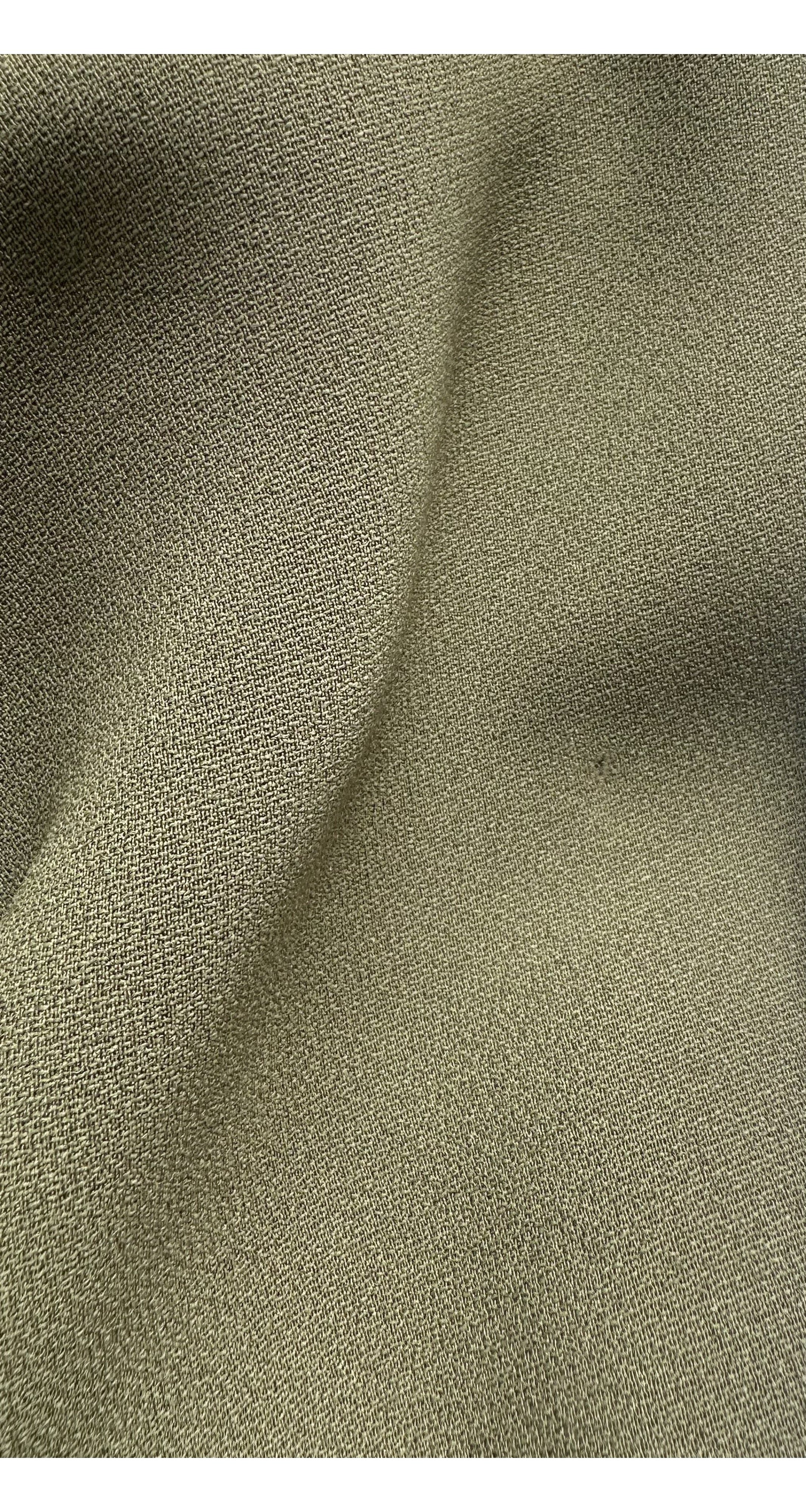 1978-79 F/W Army Green Viscose Crepe Full Skirt