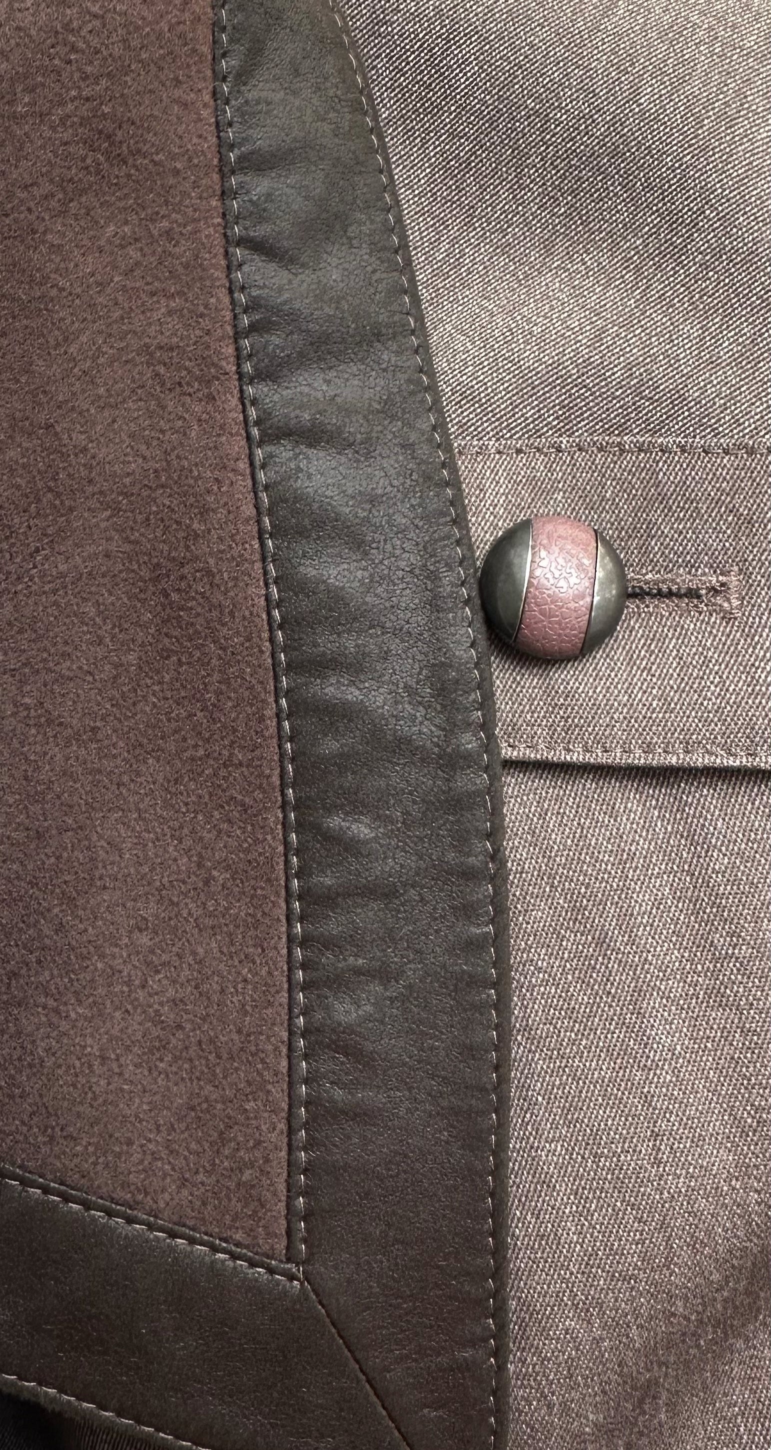 1980s Taupe Wool & Cashmere Trench Coat
