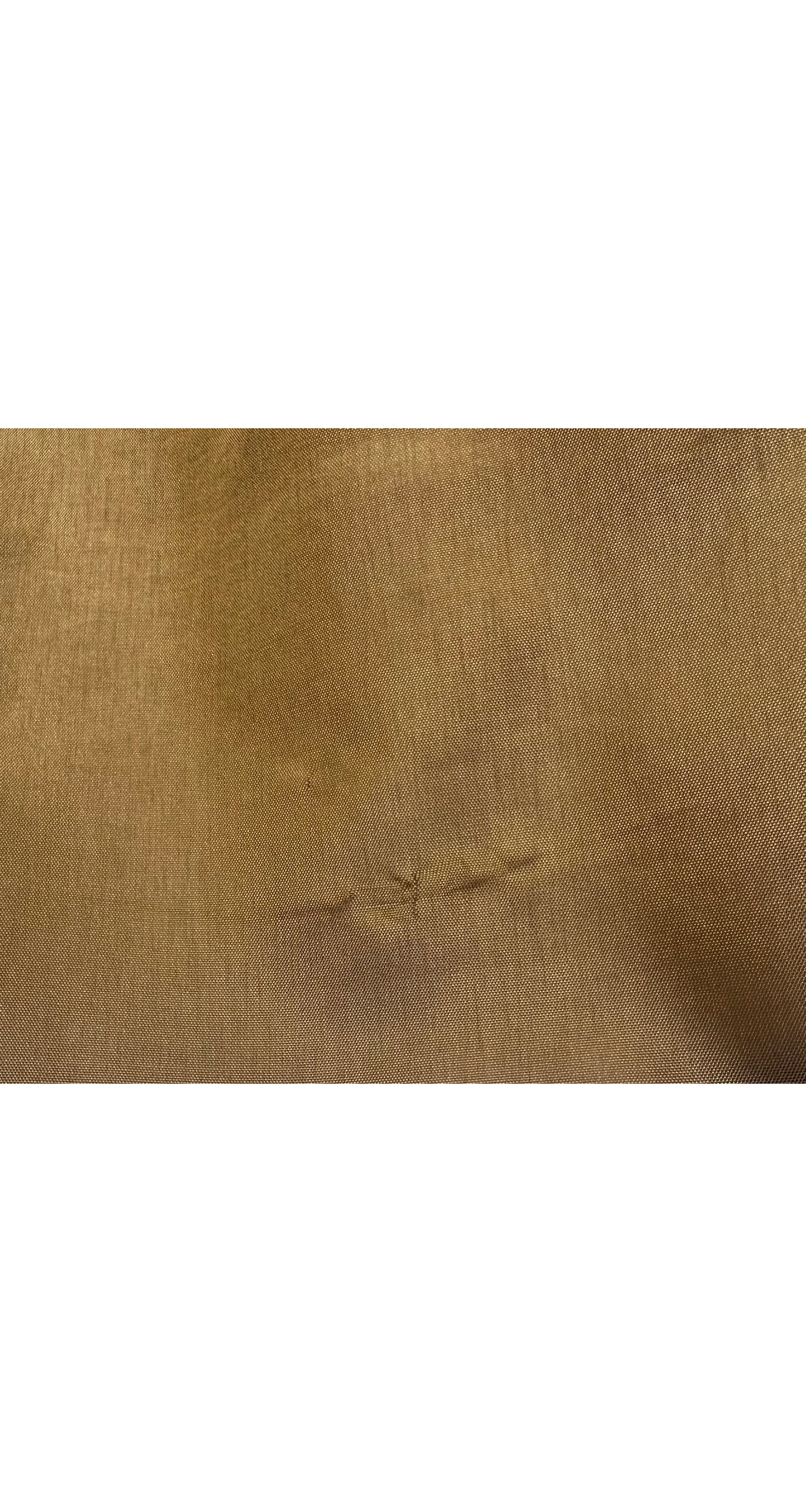 1990s Caramel Blouson Drawstring Light Jacket