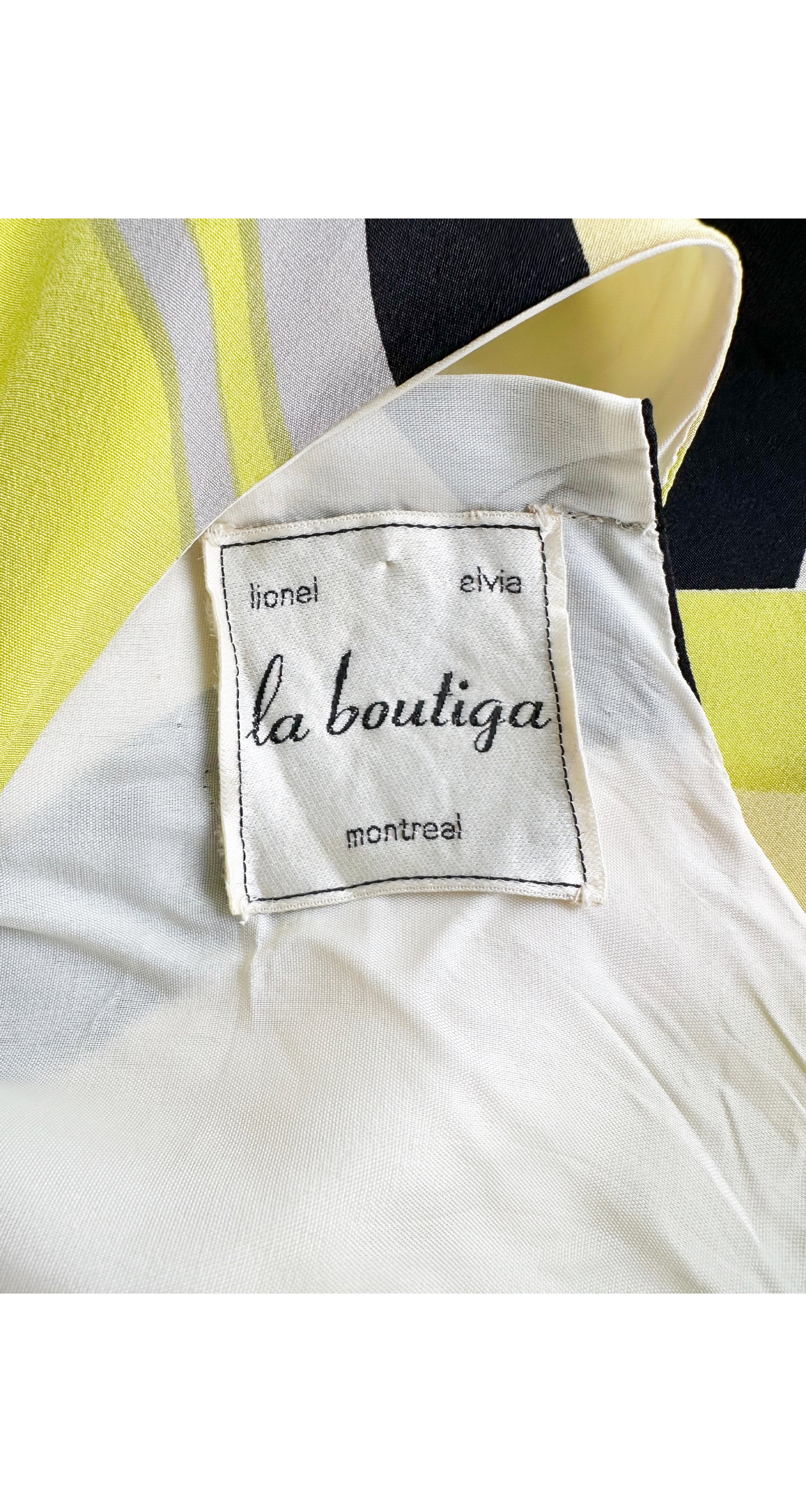 1960s Art Deco Floral Print Silk Shift Dress