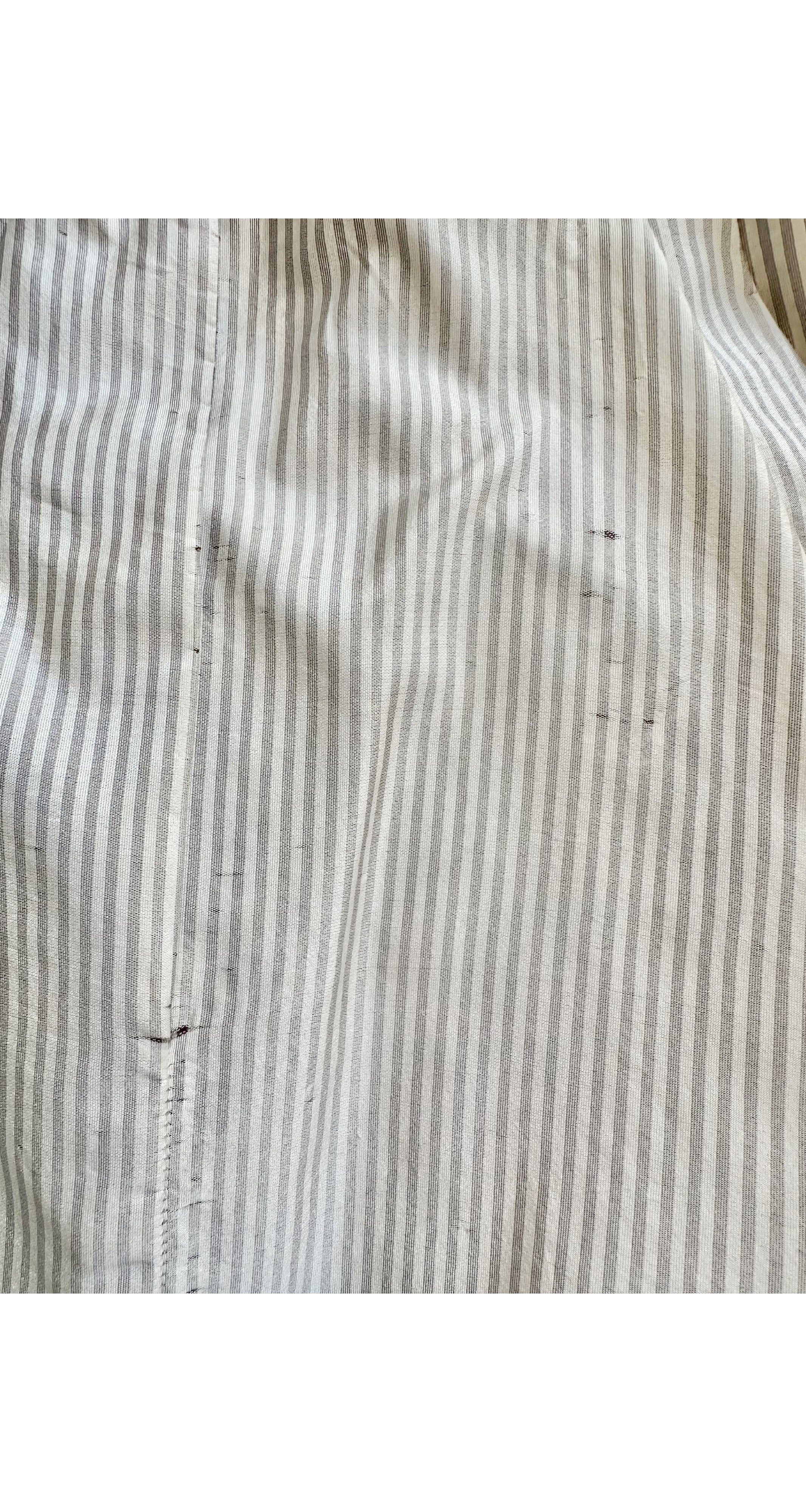 1996 S/S NWT Striped Silk Plunge Neck Dress