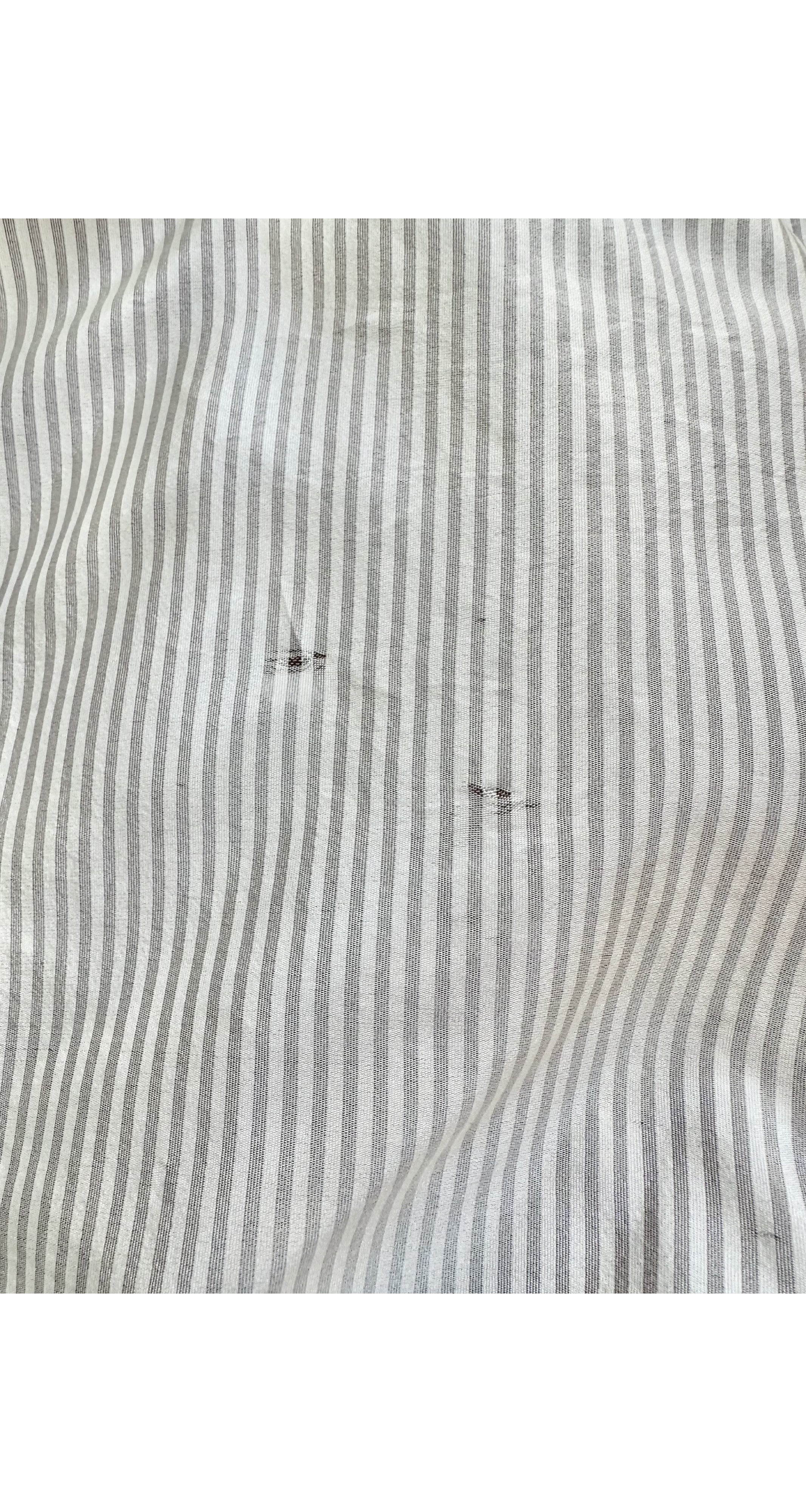 1996 S/S NWT Striped Silk Plunge Neck Dress