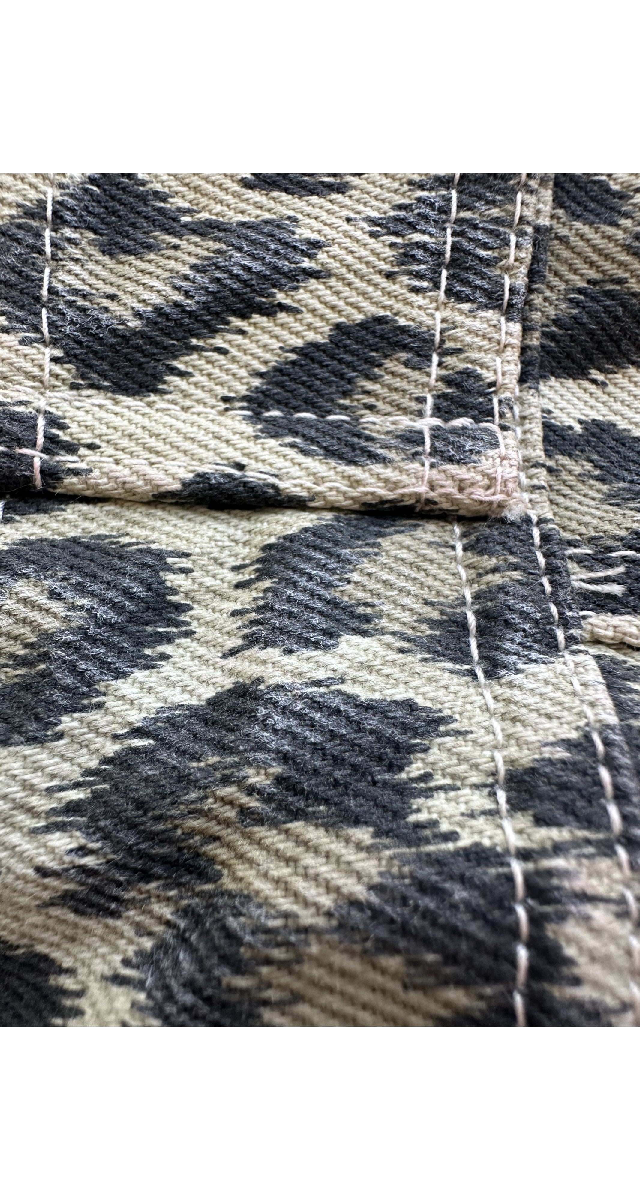 1989 S/S Leopard Print Denim Cotton Underbust Corset Top