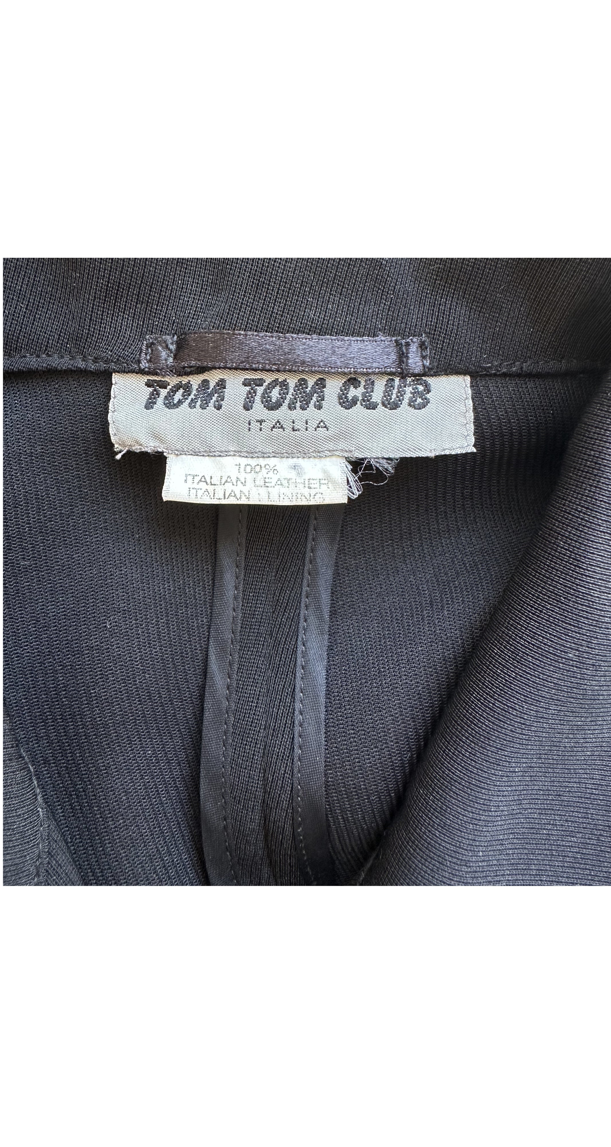 1980s Men's Black Viscose Gabardine Long Jacket