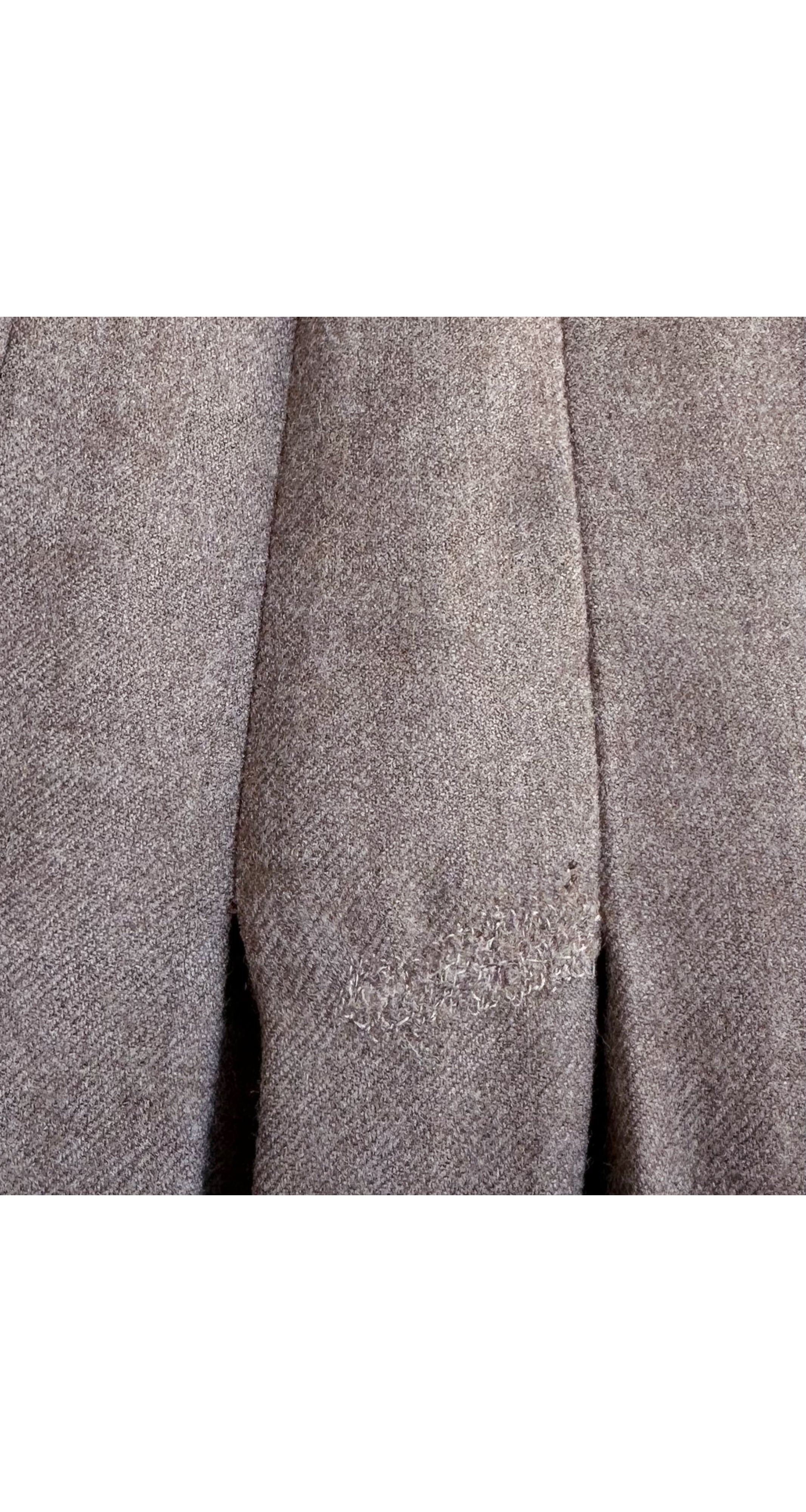 1980s Beige Wool Accordion Jodhpur Pants