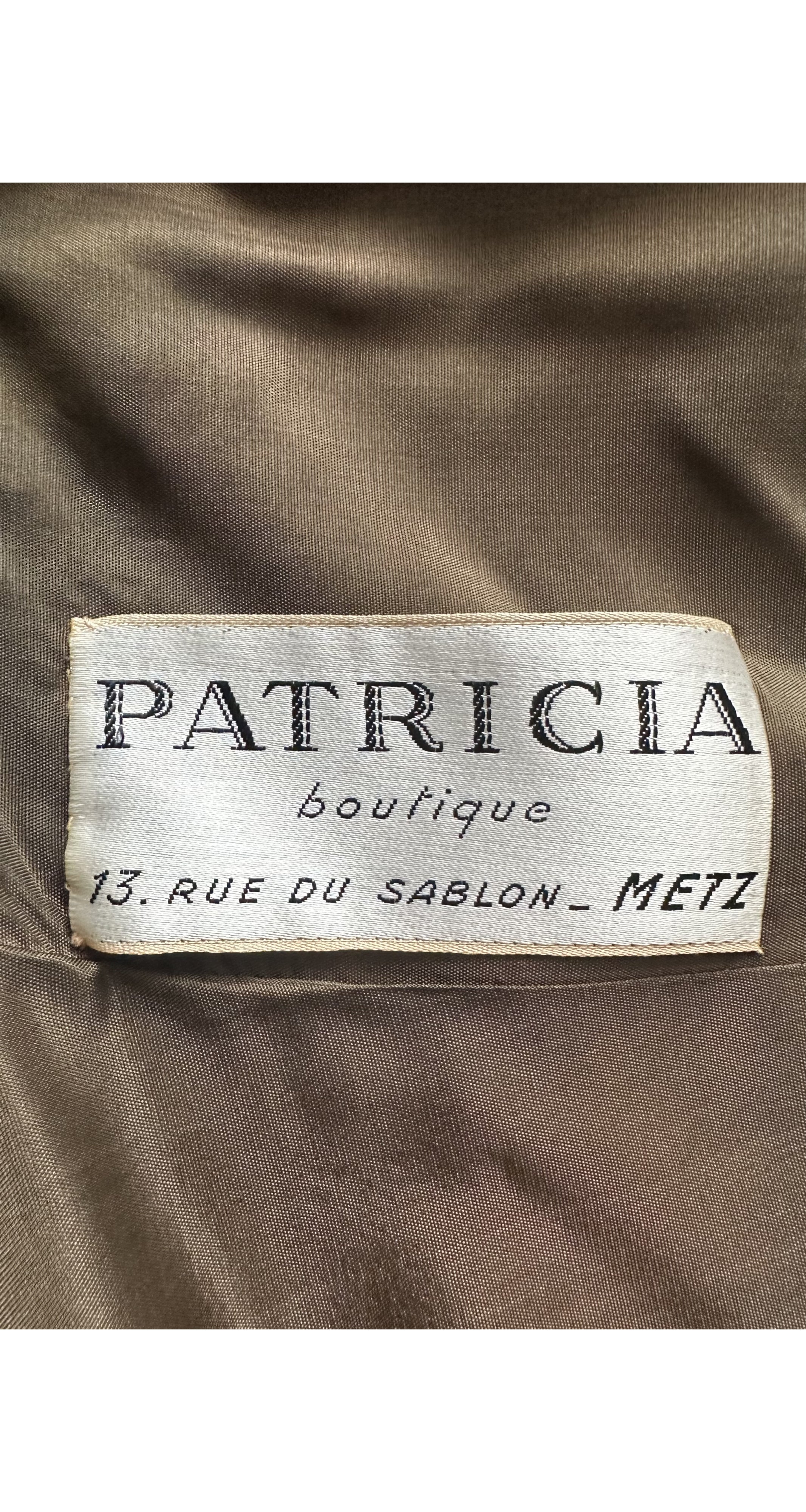 1960s Black Wool Leather Tie Cuff Cropped Jacket