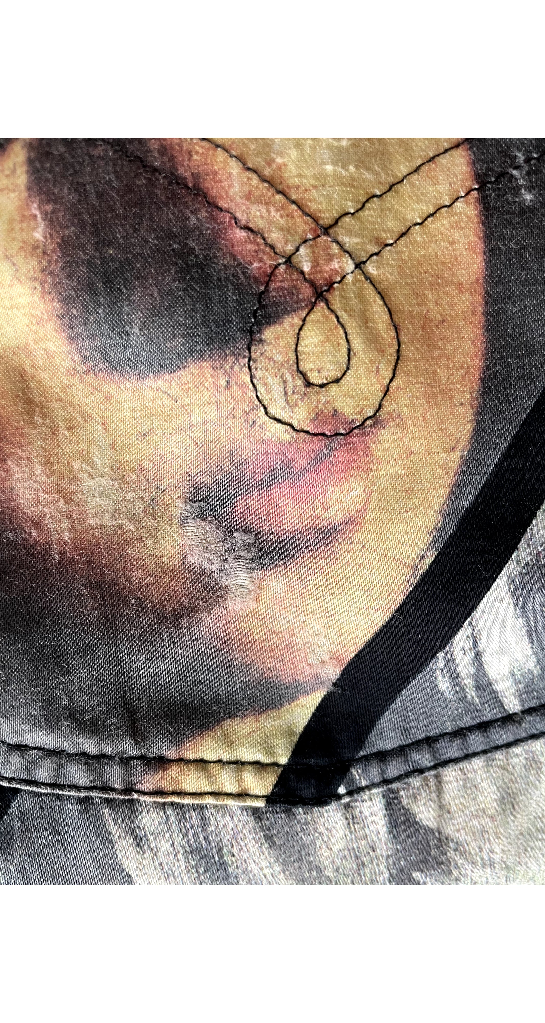 1995 F/W Men's Caravaggio Print Satin Pants