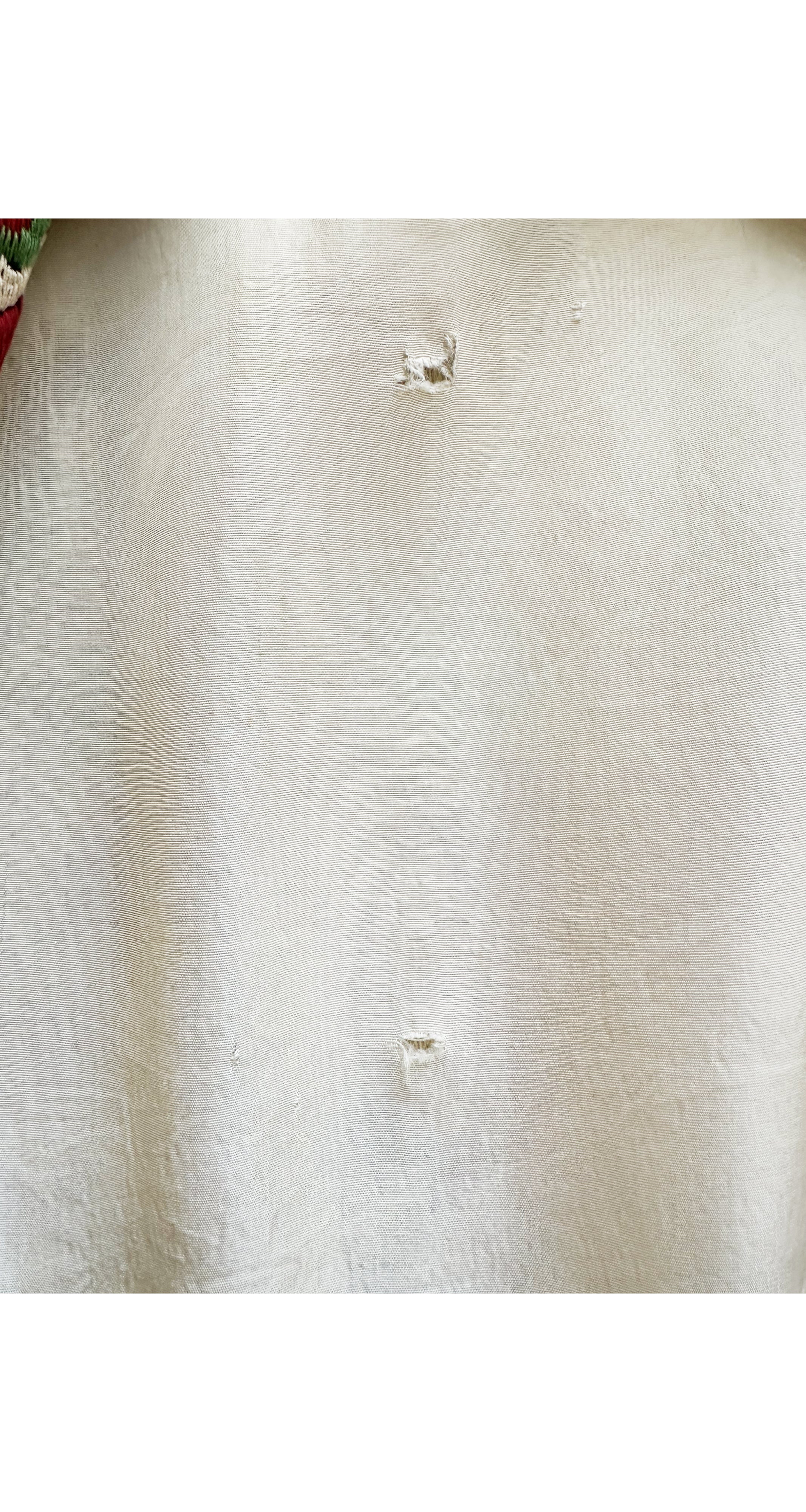 1940s Floral Heavily Embroidered Puff Shoulder Jacket