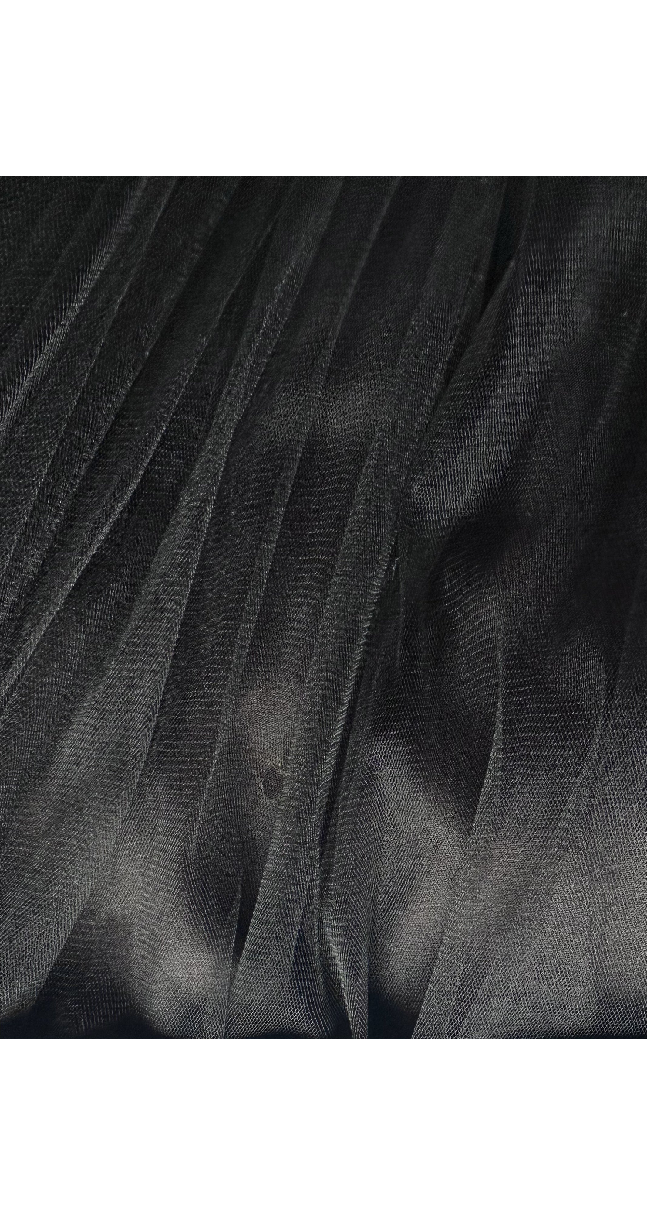 1990-91 F/W Roman Centurion Black Bustier Evening Gown