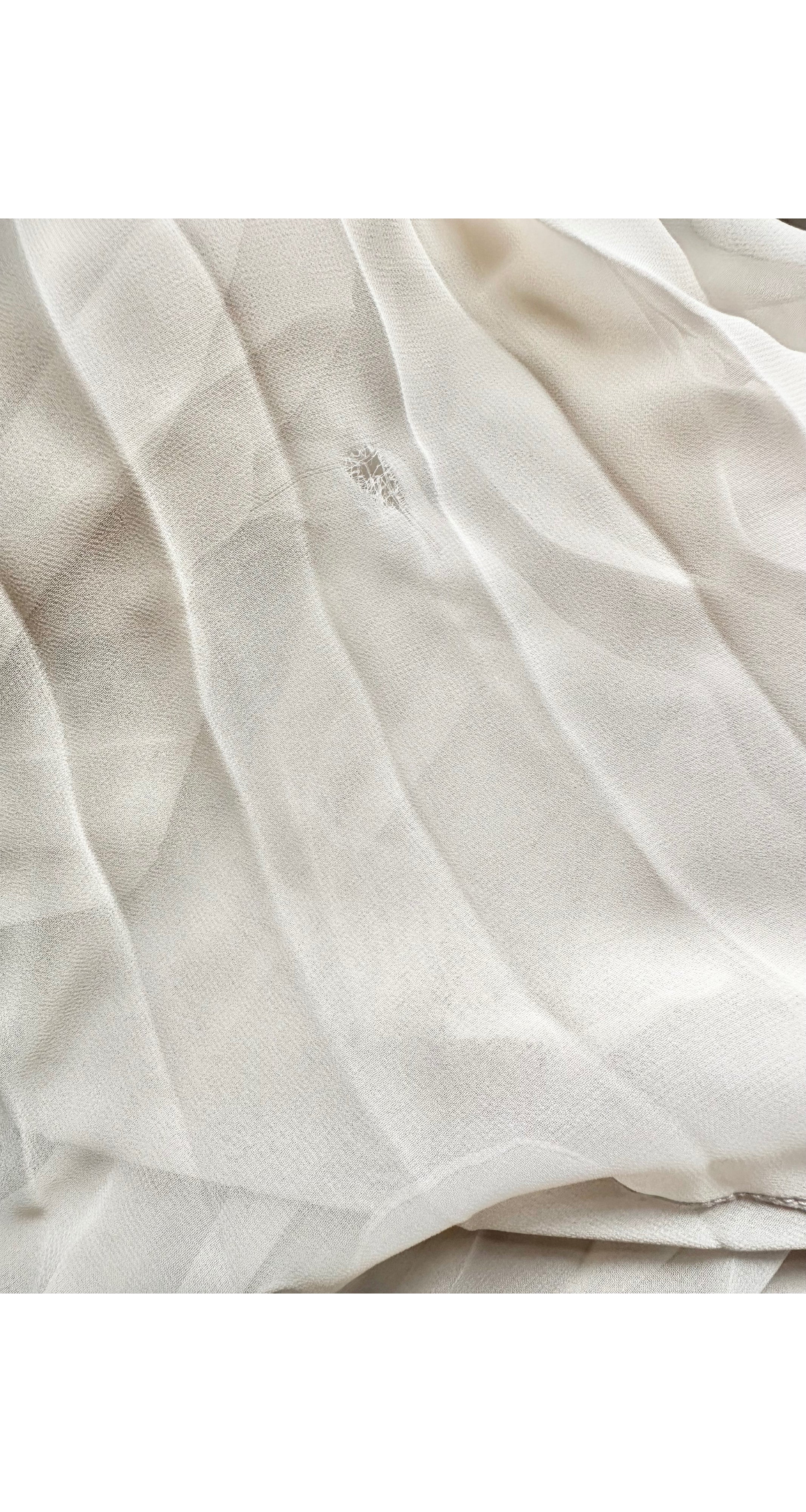 1980s Cream Sequin Vest & Palazzo Pant Evening Set