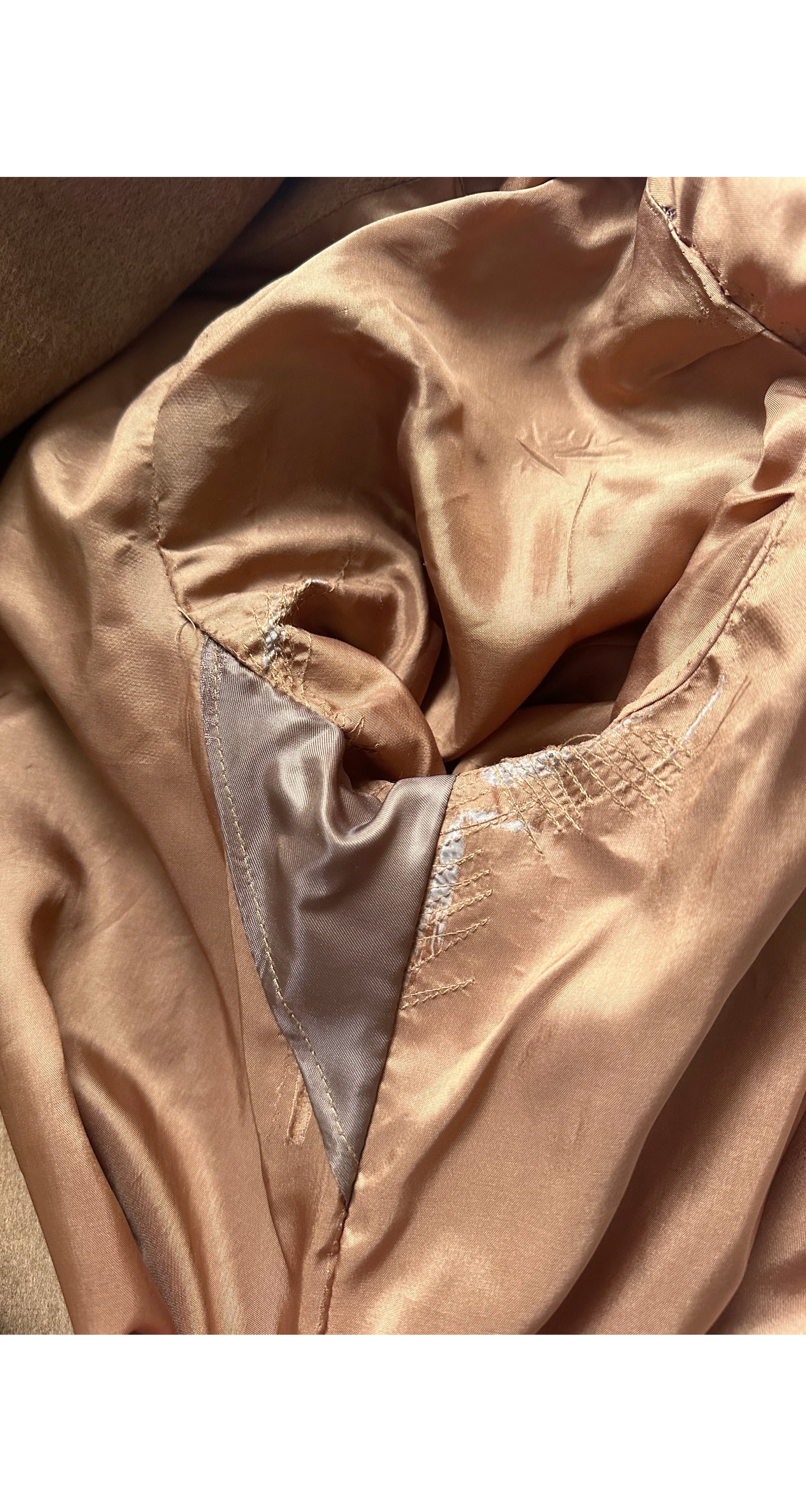 1984-85 F/W Alpaca & Wool Shawl Collar Coat