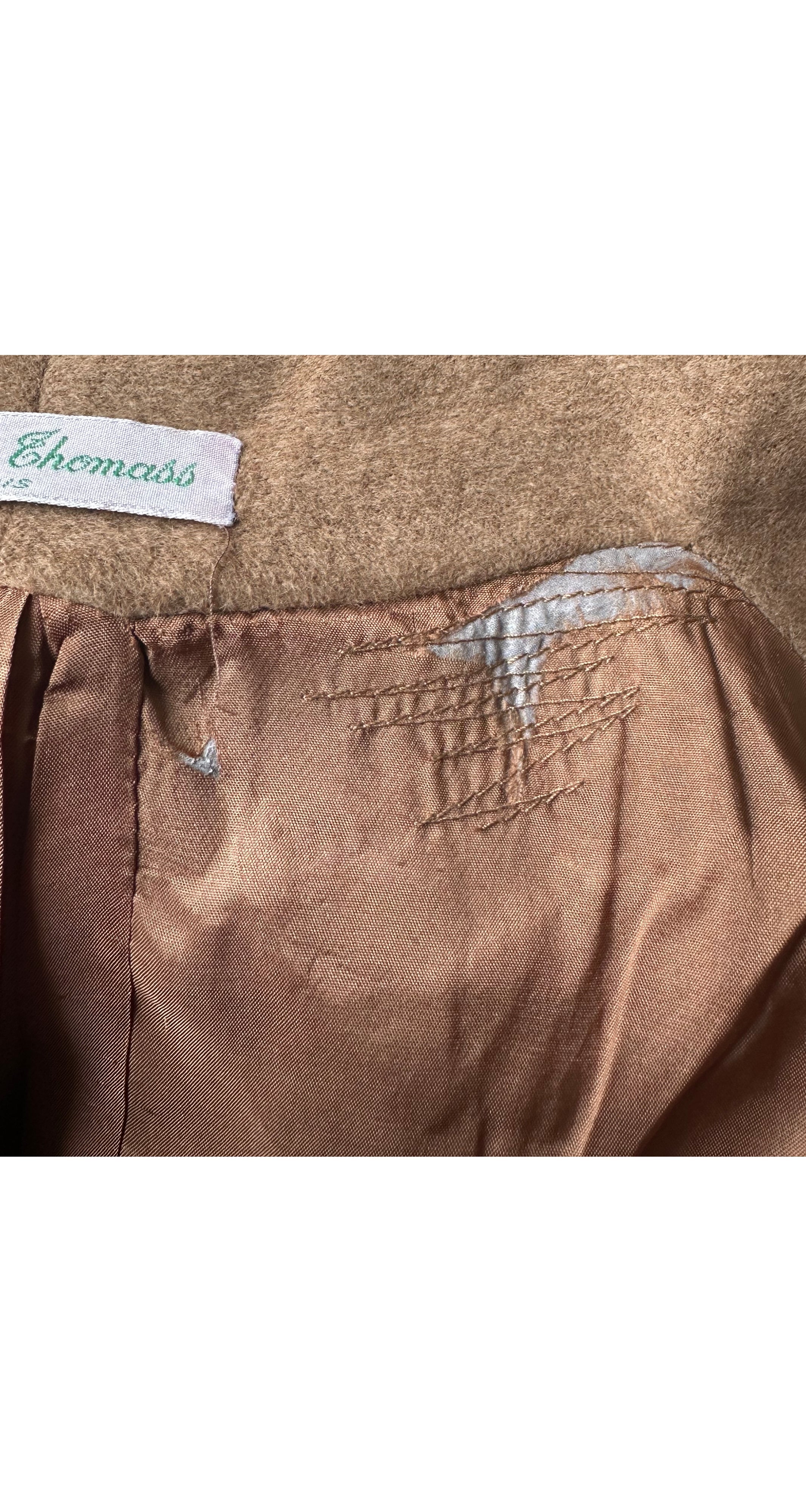 1984-85 F/W Alpaca & Wool Shawl Collar Coat