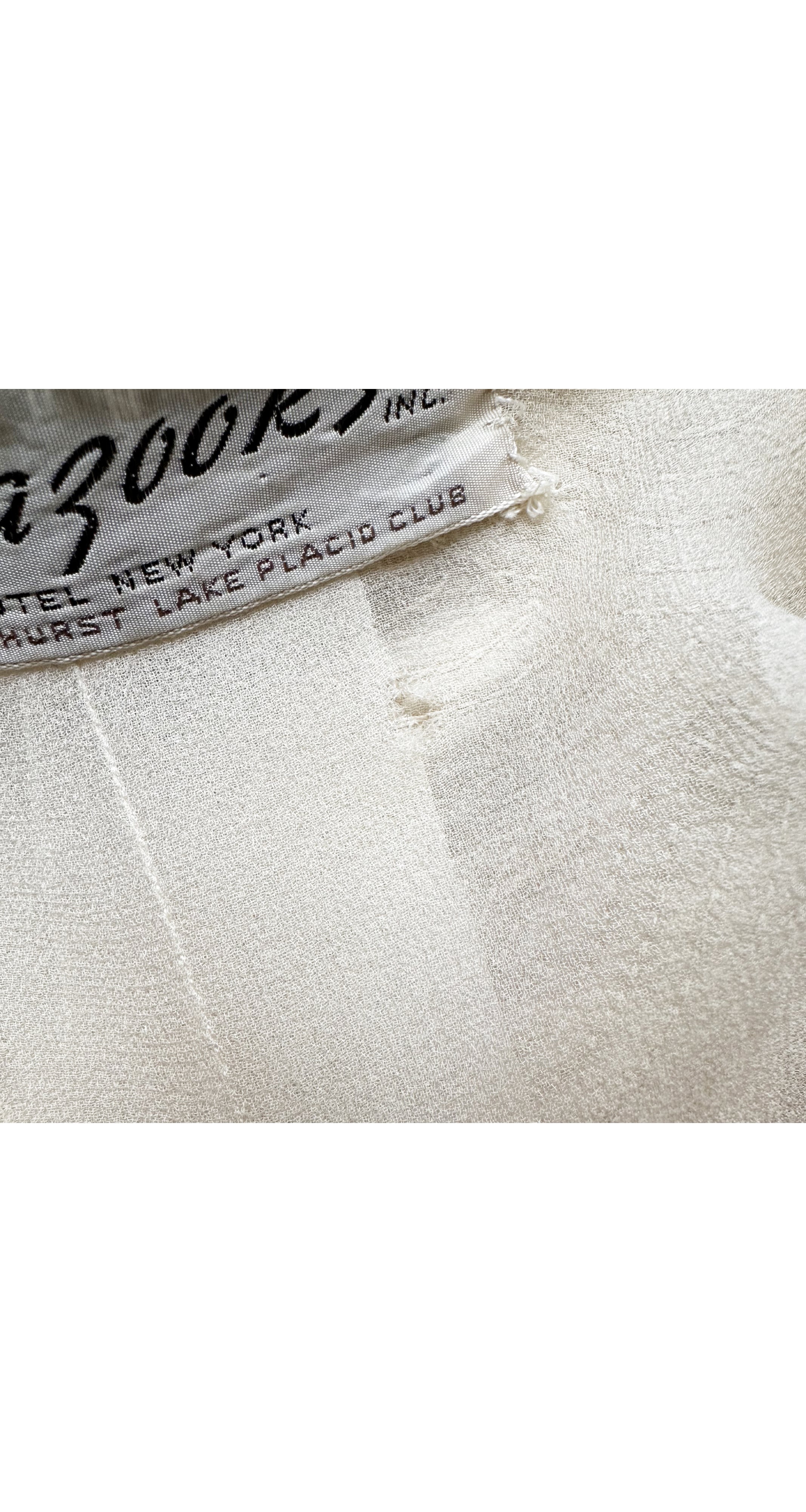 1950s Iridescent Sequin Cream Cashmere Cardigan