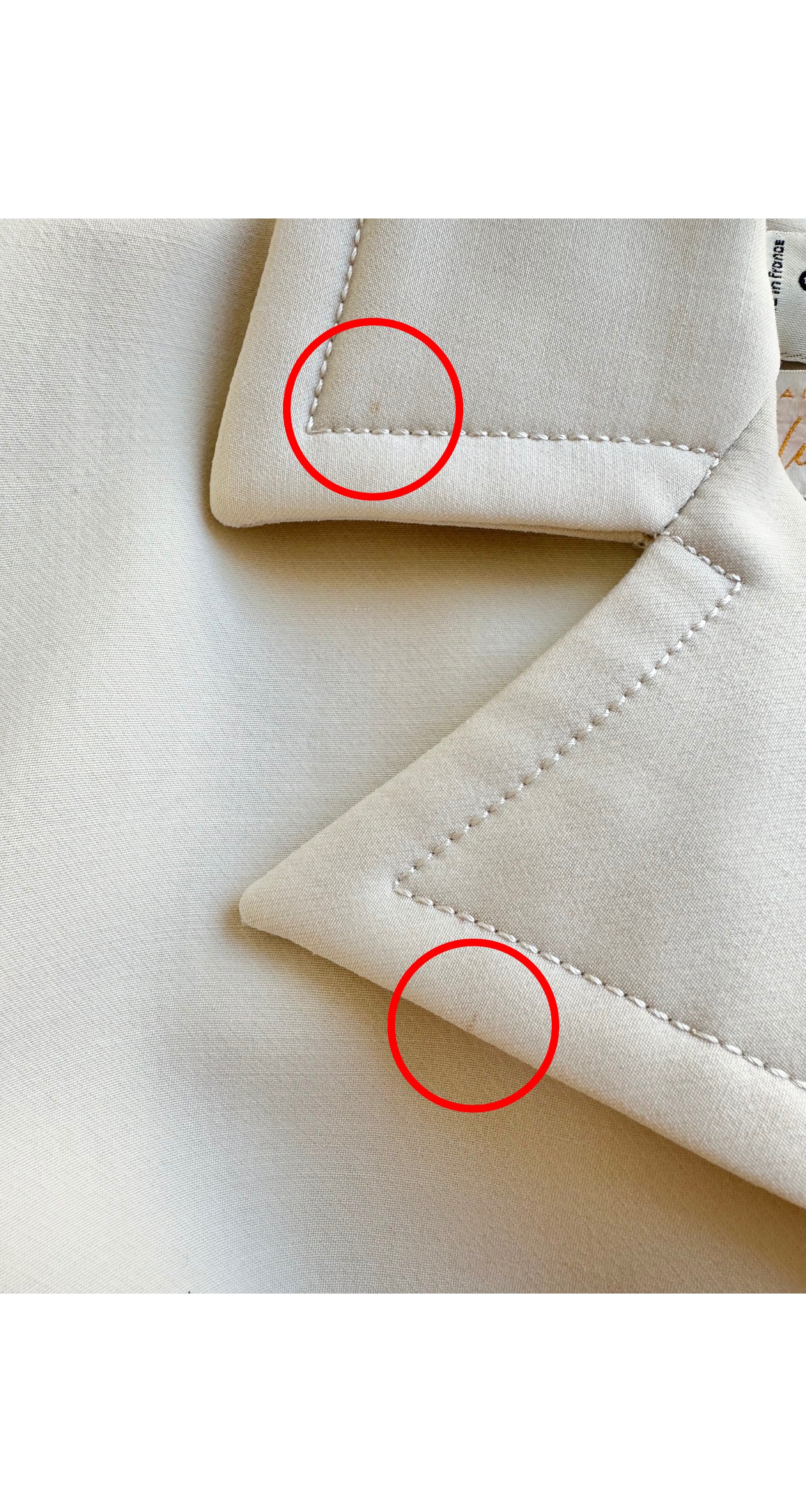 1960s Cream Wool Double-Breasted Jacket