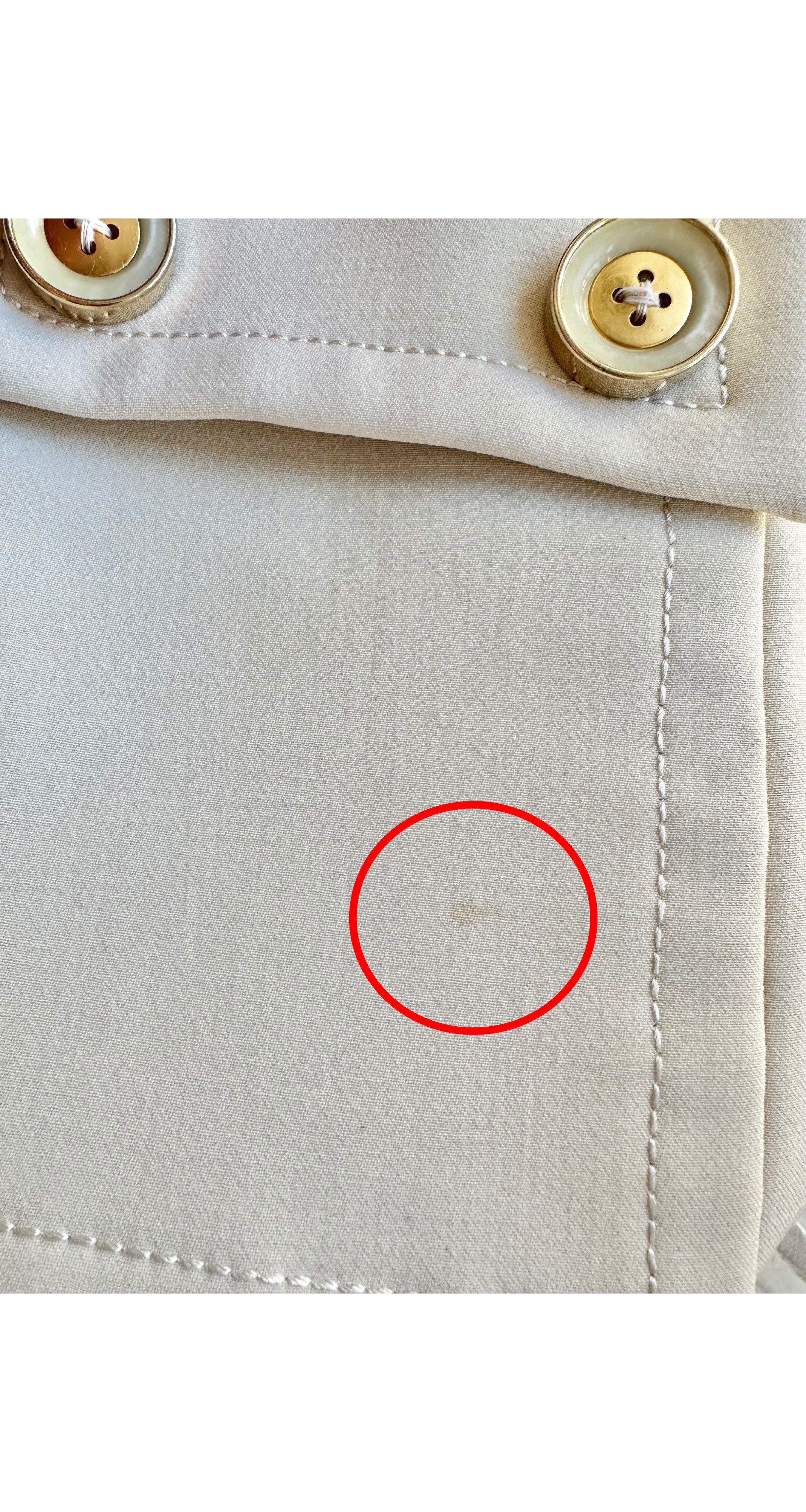 1960s Cream Wool Double-Breasted Jacket