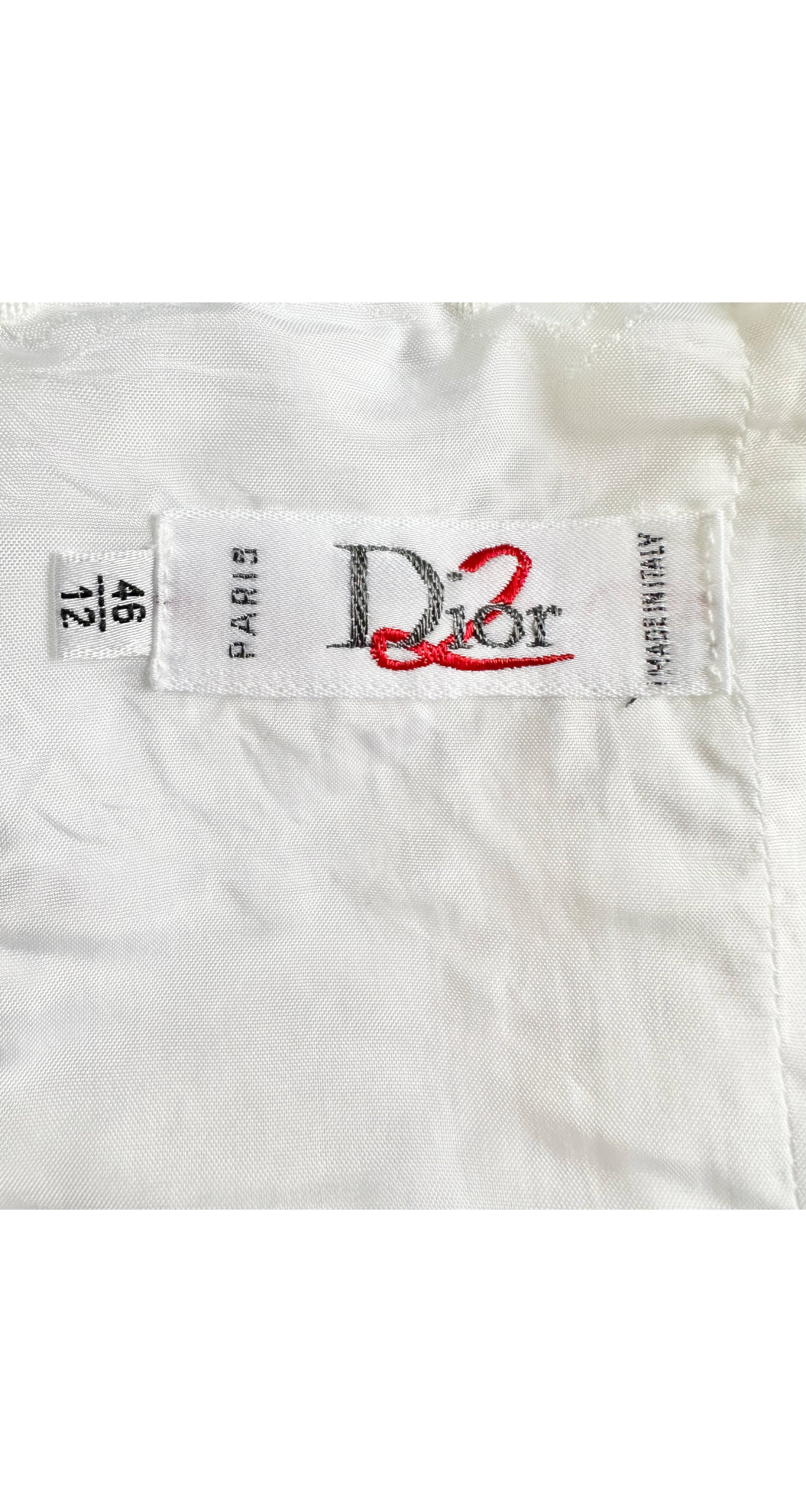 1980s White Floral Eyelet Cotton Bustier Top