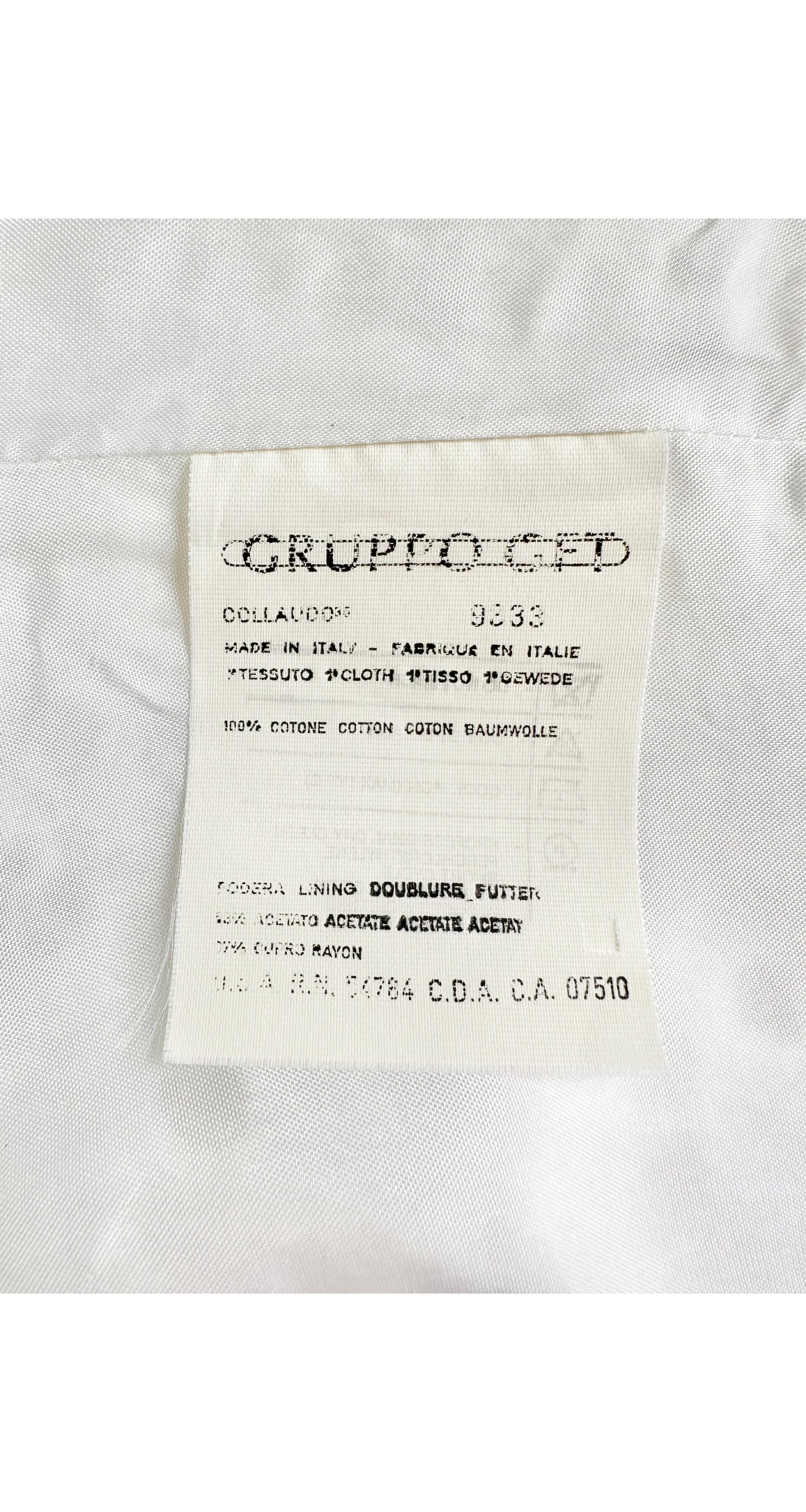 1980s White Floral Eyelet Cotton Bustier Top