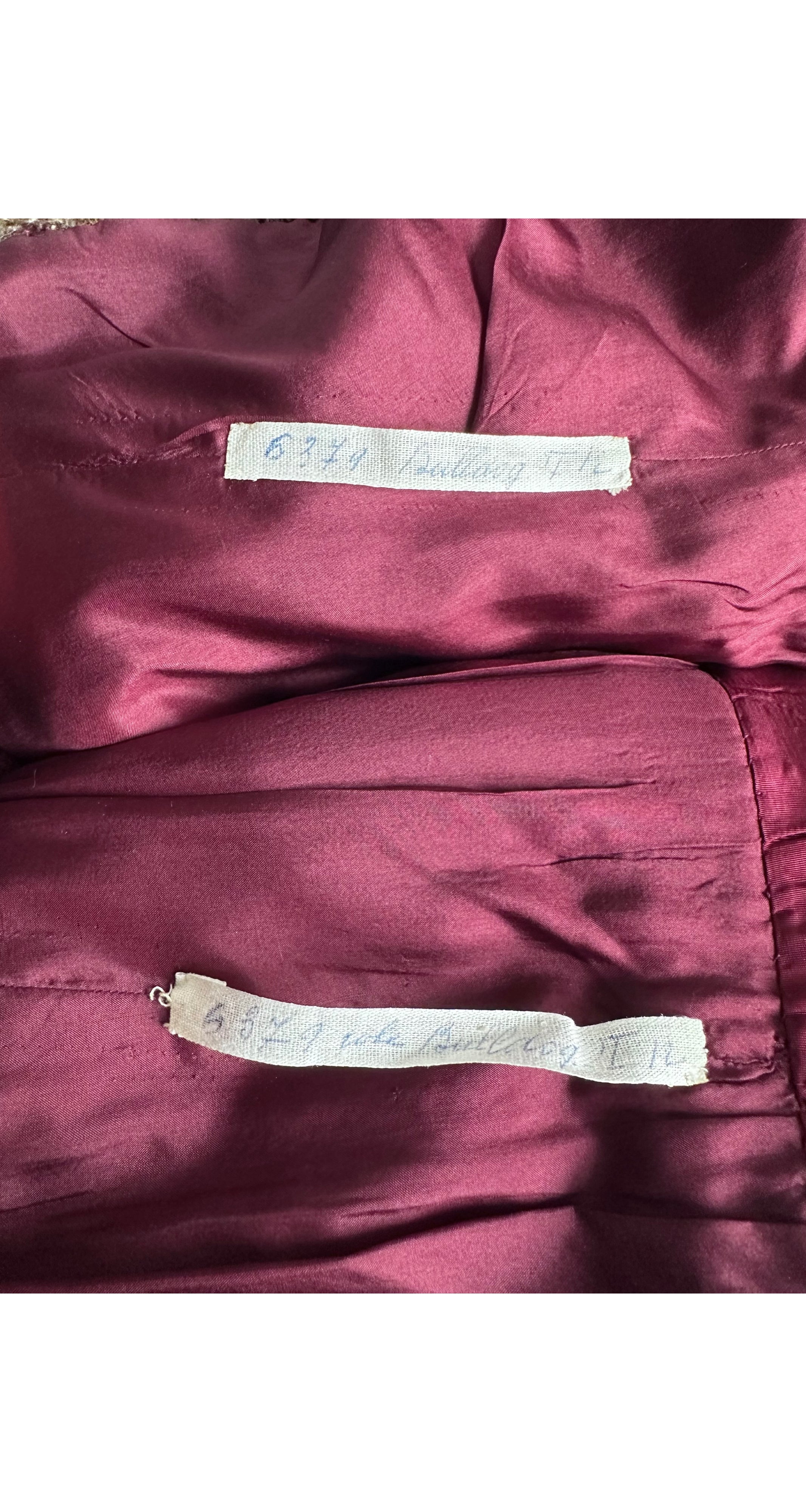 1960s Demi-Couture Plaid Bouclé Wool Dress & Jacket Set