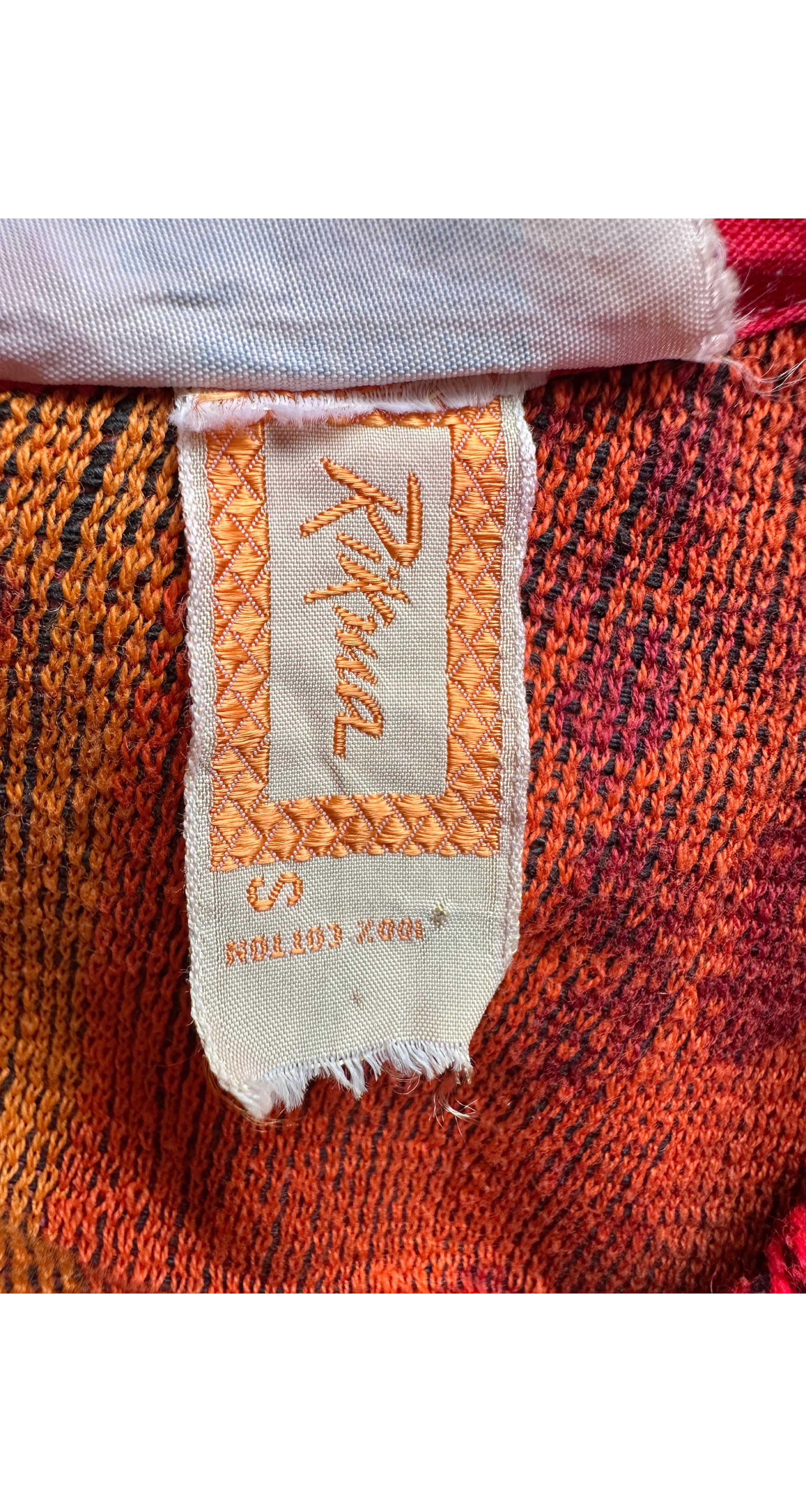 1970s Floral Embroidered Woven Cotton Caftan