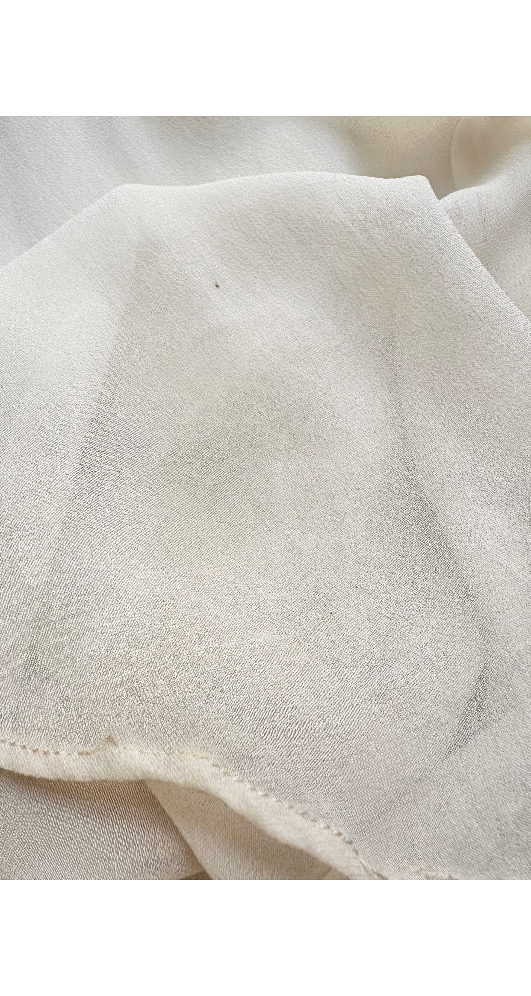 1940s Gold Lamé & Ivory Silk Chiffon Gown