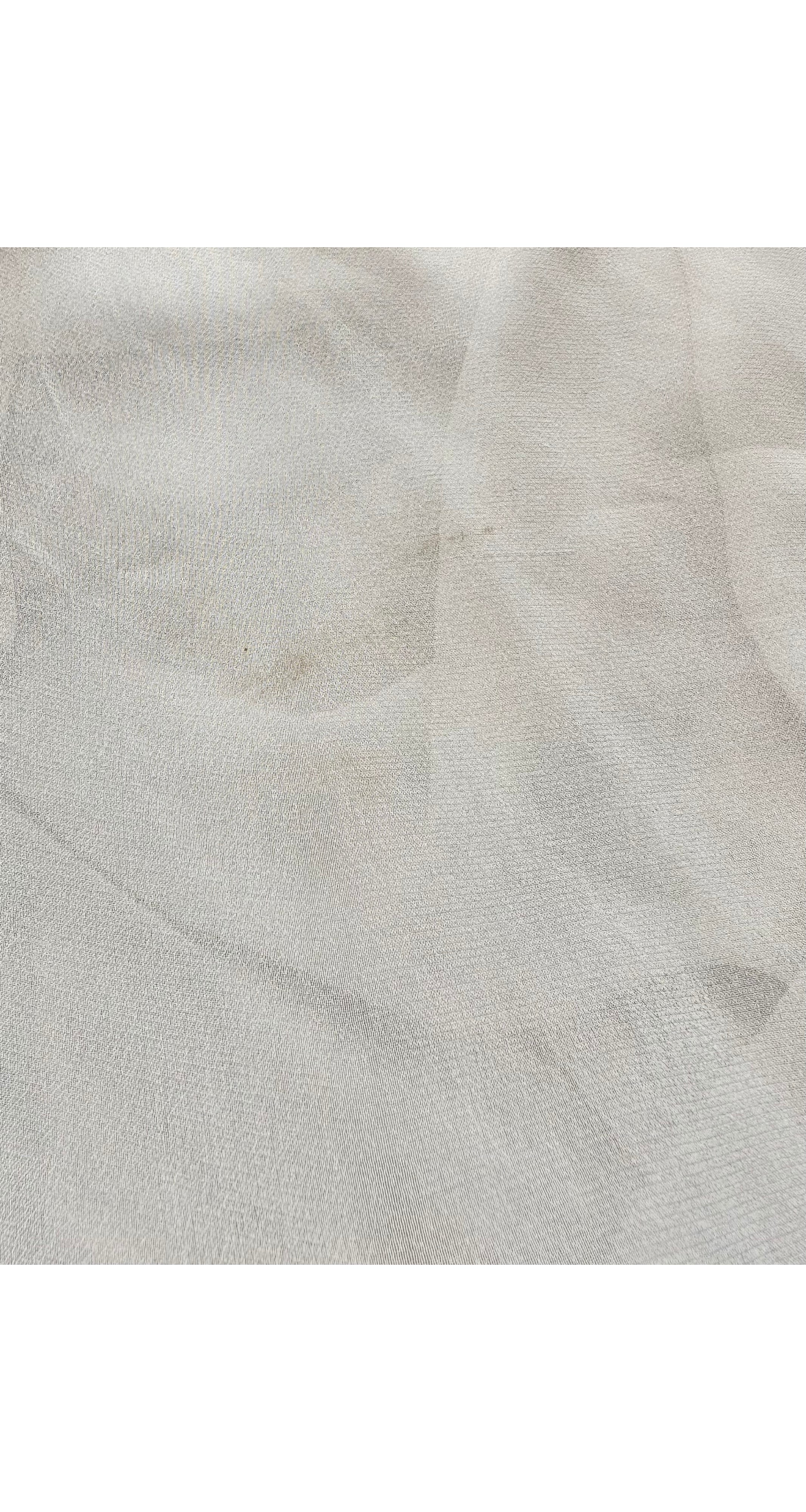 1940s Gold Lamé & Ivory Silk Chiffon Gown