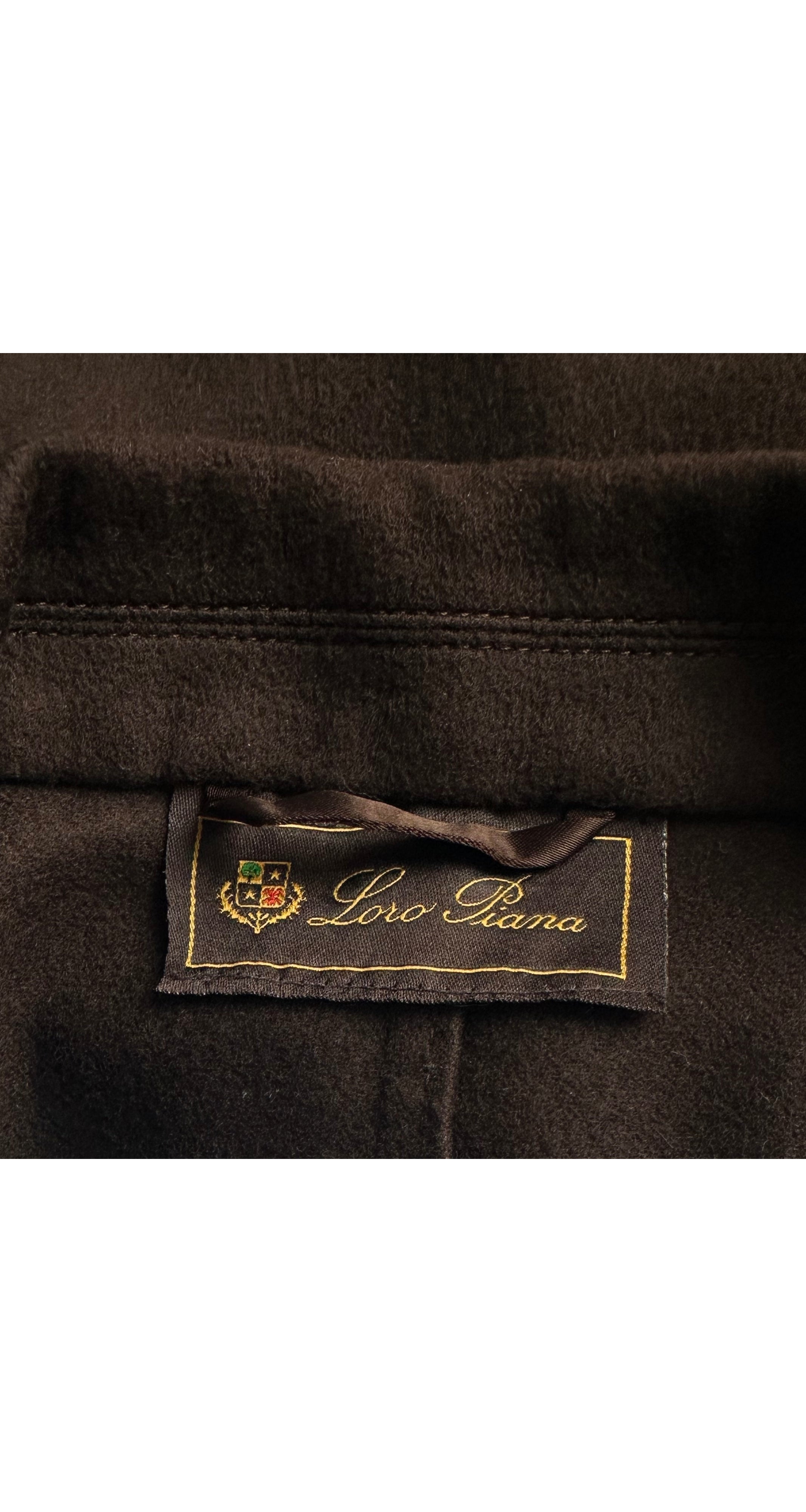 Men's Spagna Brown Double-Face Cashmere Light Jacket