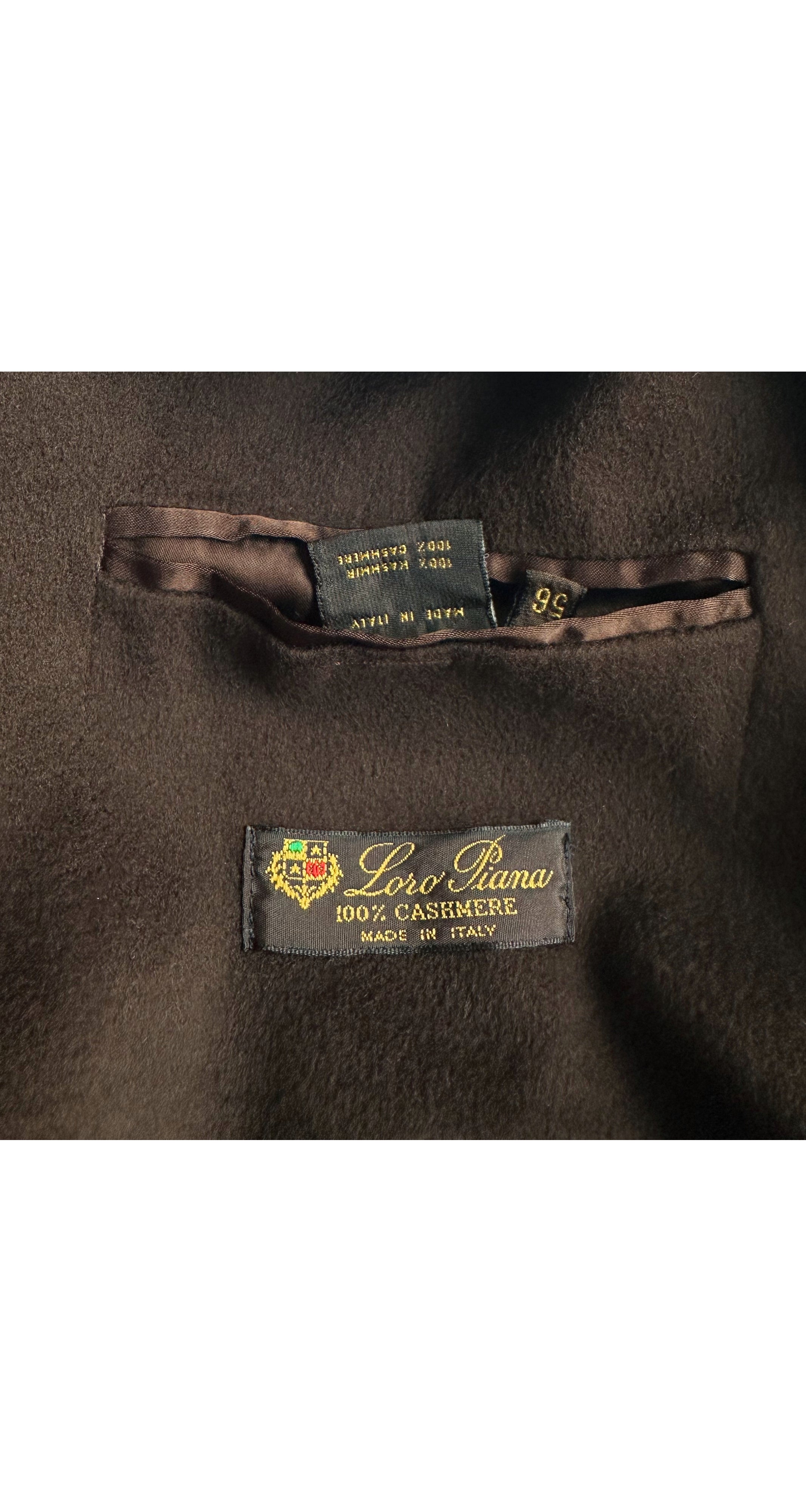 Men's Spagna Brown Double-Face Cashmere Light Jacket