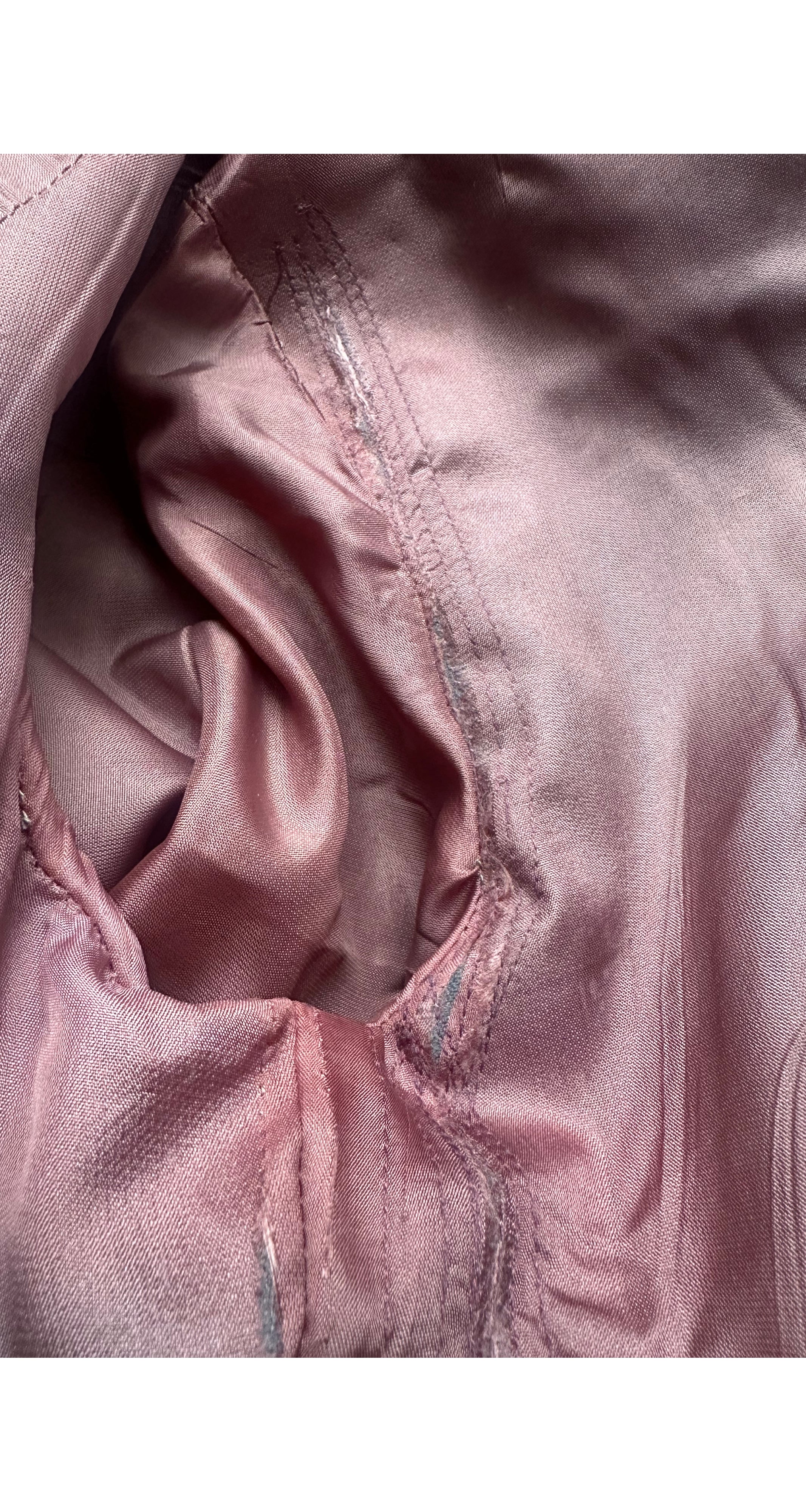 1960s Tartan Wool Belted Long Sleeve Dress