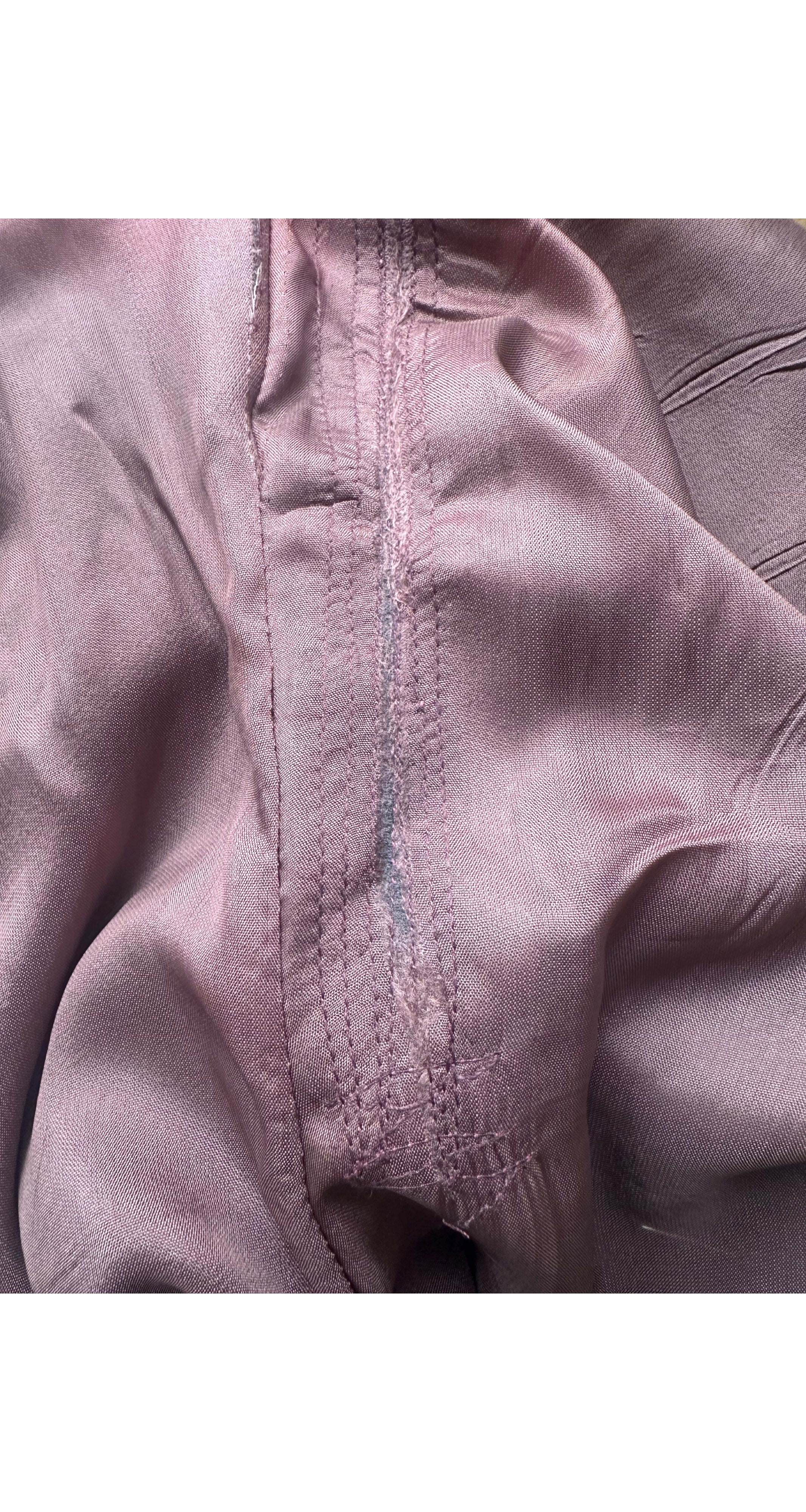 1960s Tartan Wool Belted Long Sleeve Dress