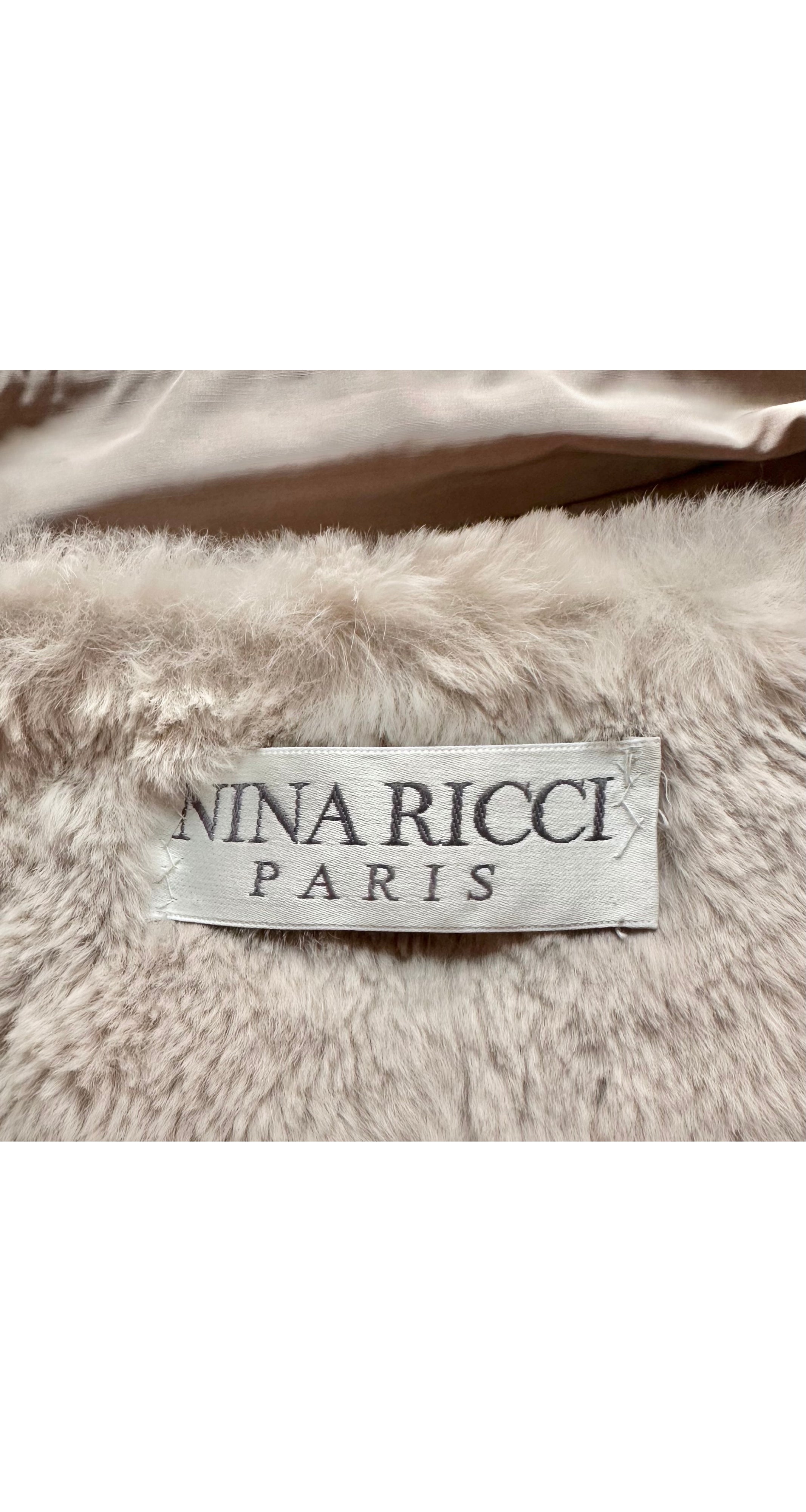 1980s Beige Fur-Lined Oversized Capelet Raincoat