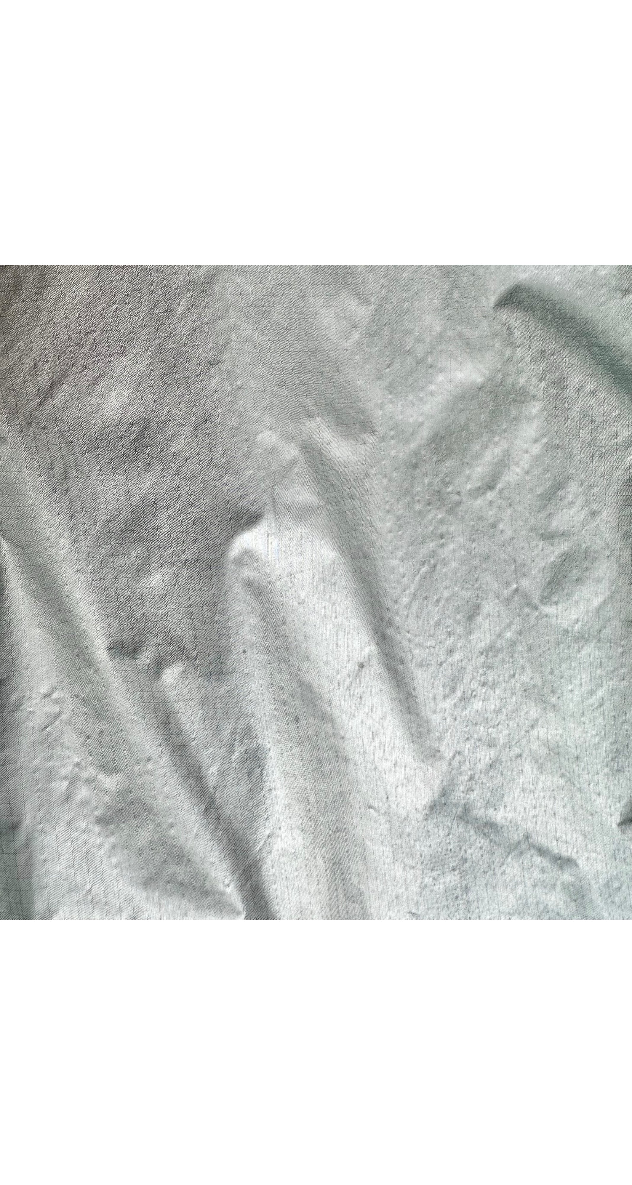 1990s Silver Nylon Shawl Collar Sleeping Bag Coat