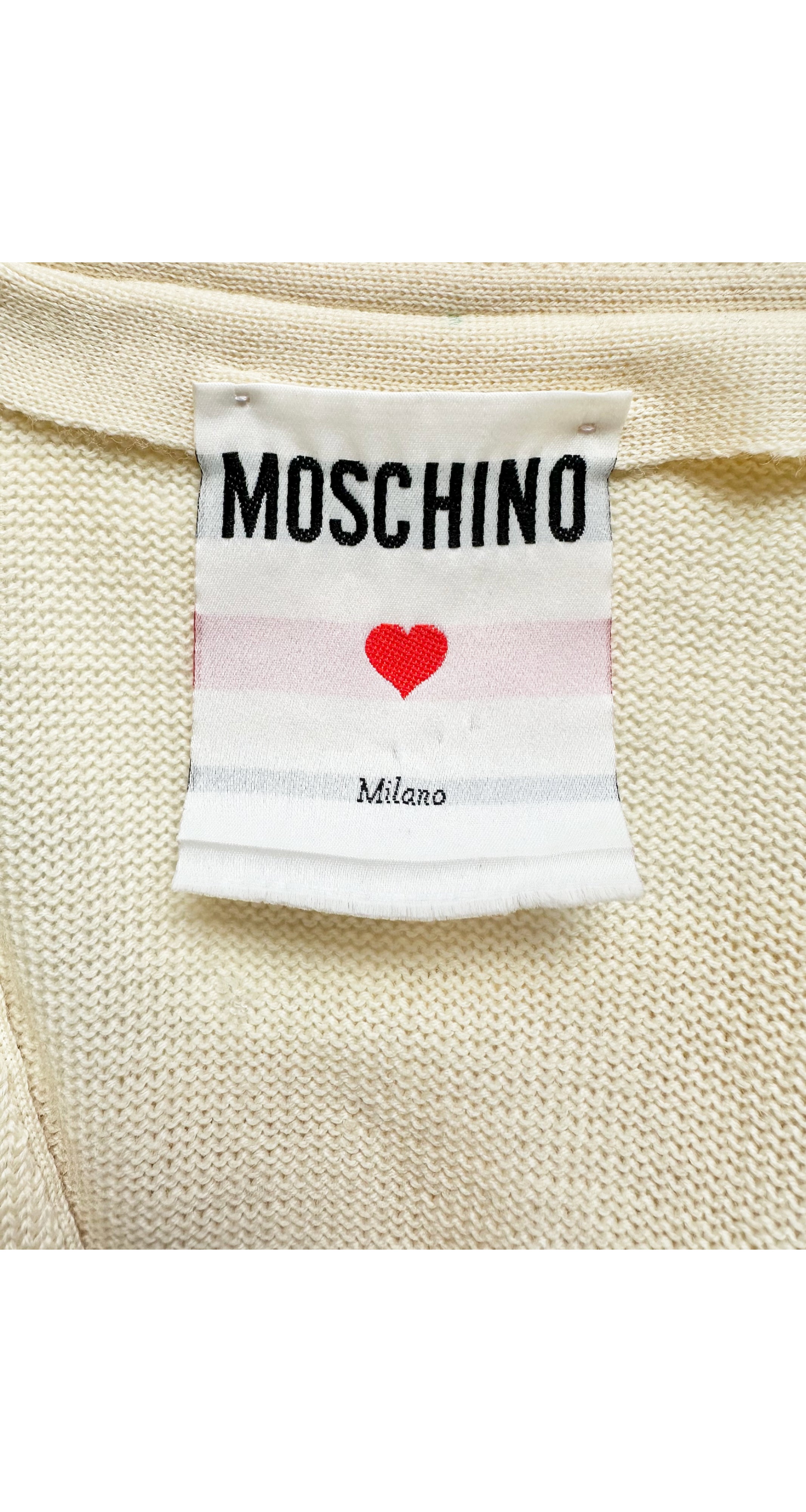 1986-87 F/W Trompe L'Oeil Glove Wool Cardigan