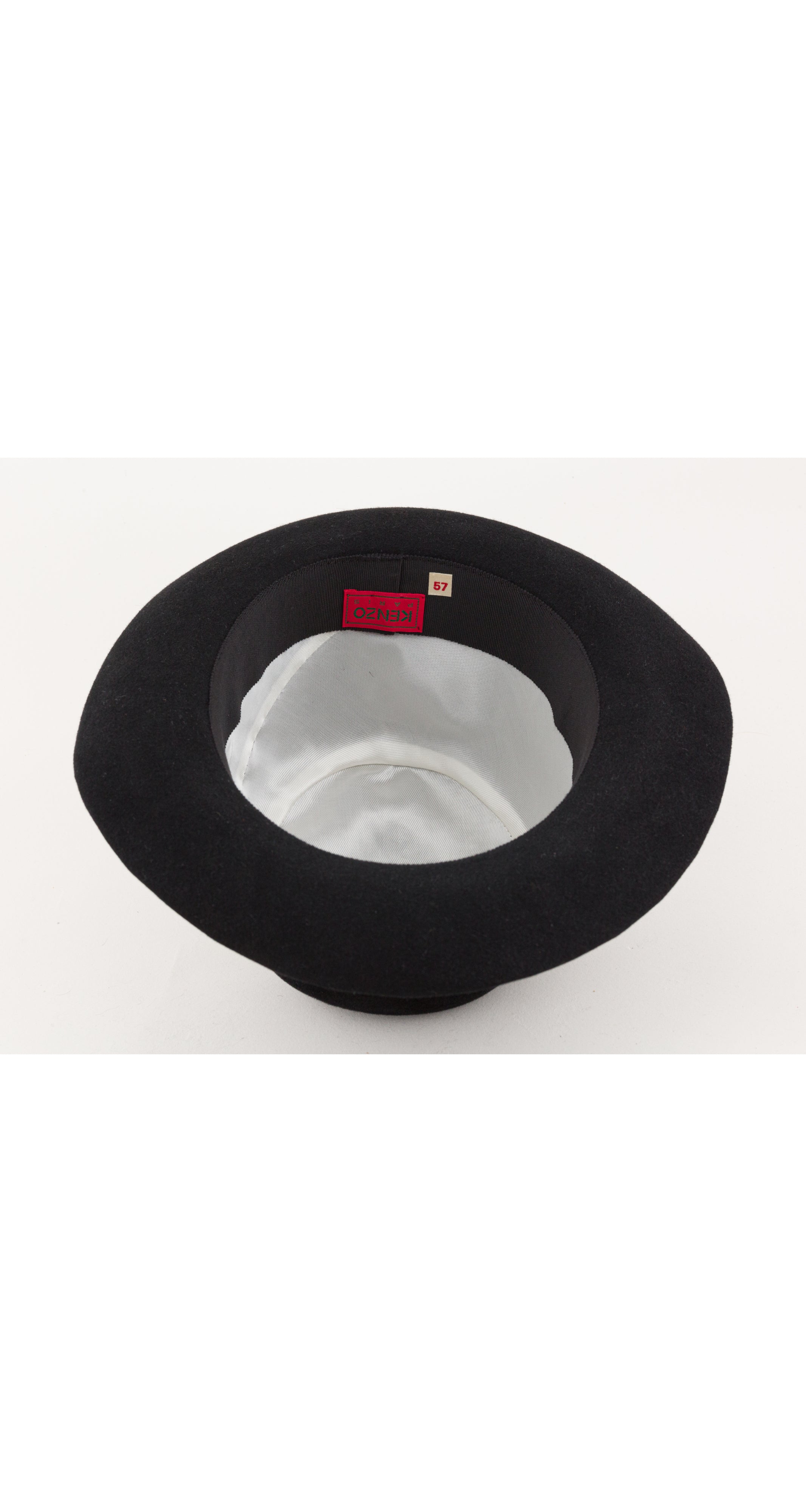 1991-92 F/W Black Wool Felt Derby Bowler Hat