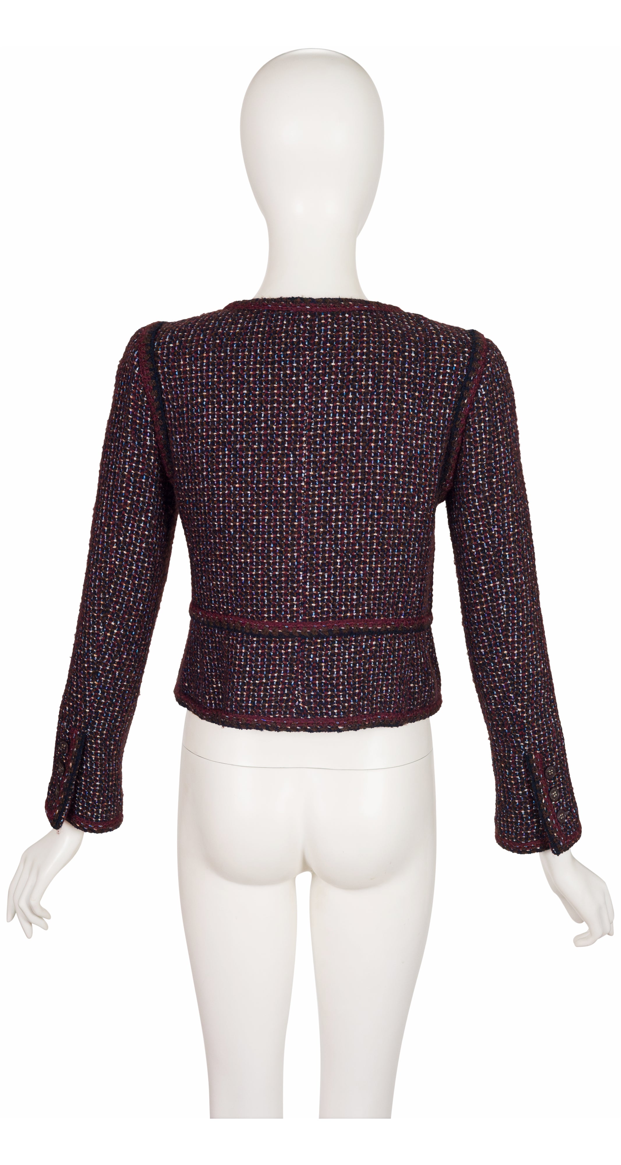 2002-03 F/W Ad Campaign Metallic Wool Tweed Jacket