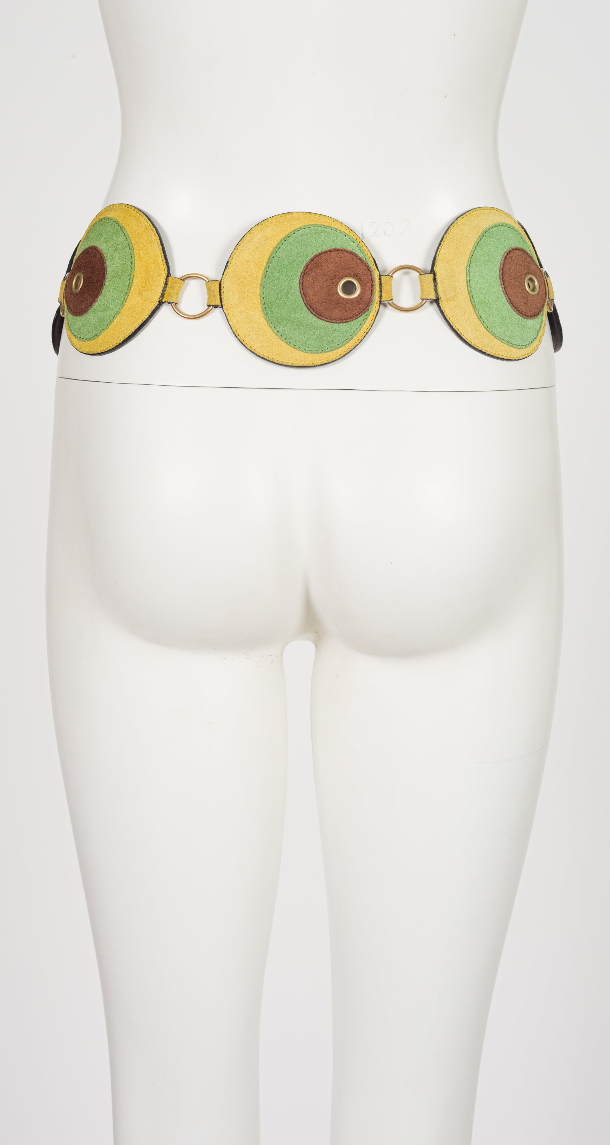 2005 S/S Mod Suede Circle Tie Belt