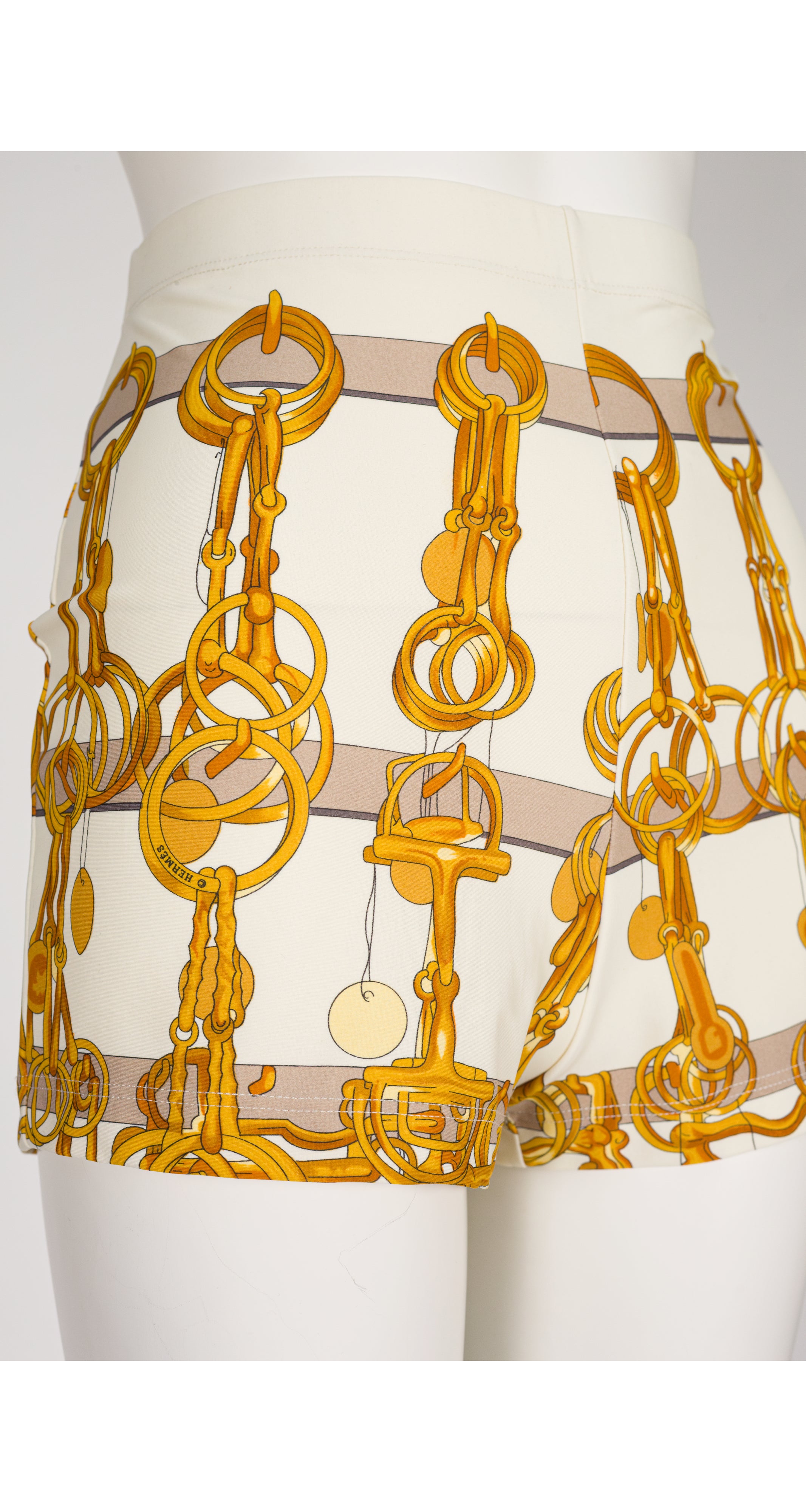 1990s "Mors et Filets" by Marie-Françoise Héron Lycra Shorts