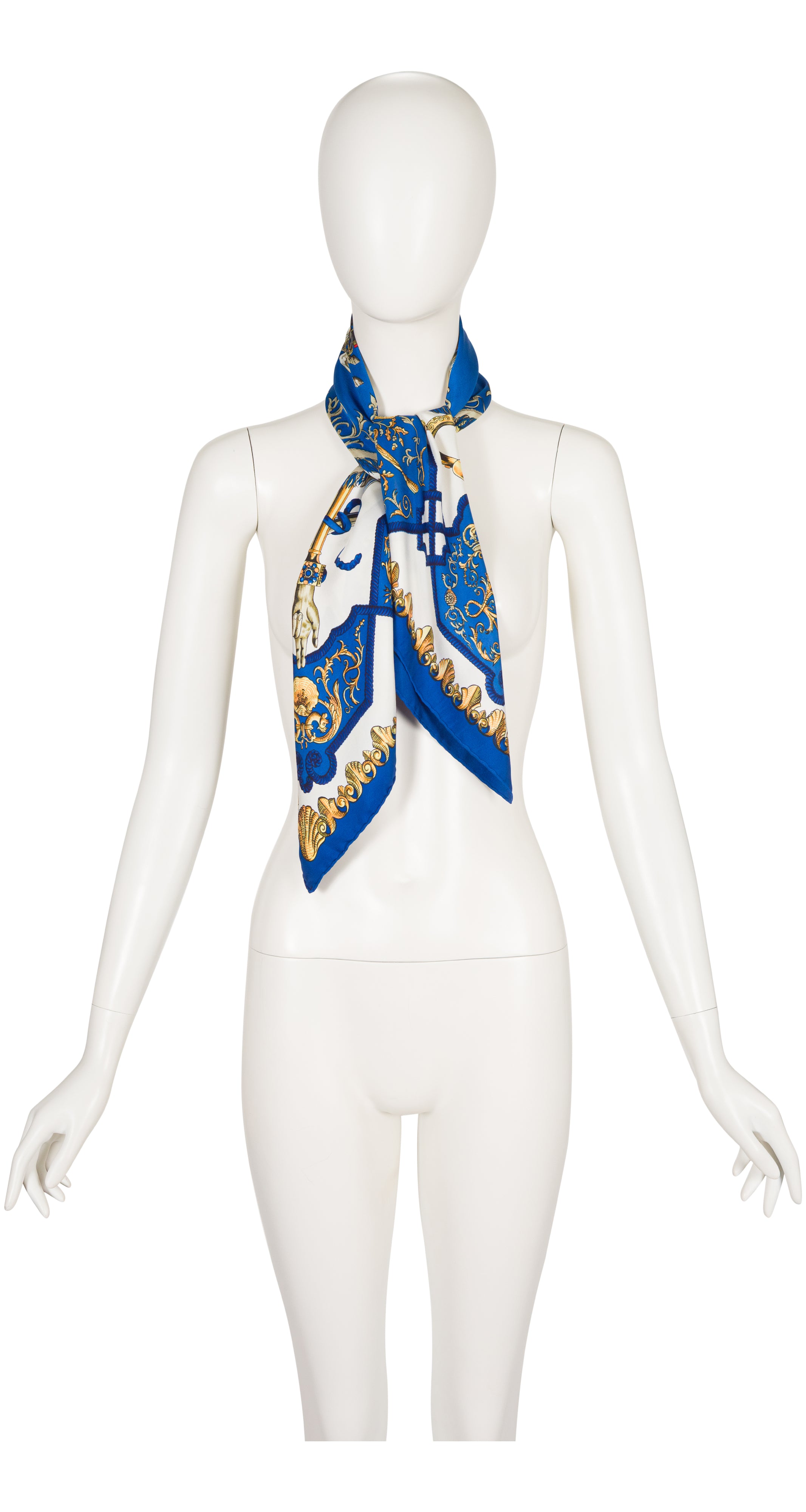 1963 "Lvdovicvs Magnvs" by Francoise De La Perriere Silk Twill Scarf
