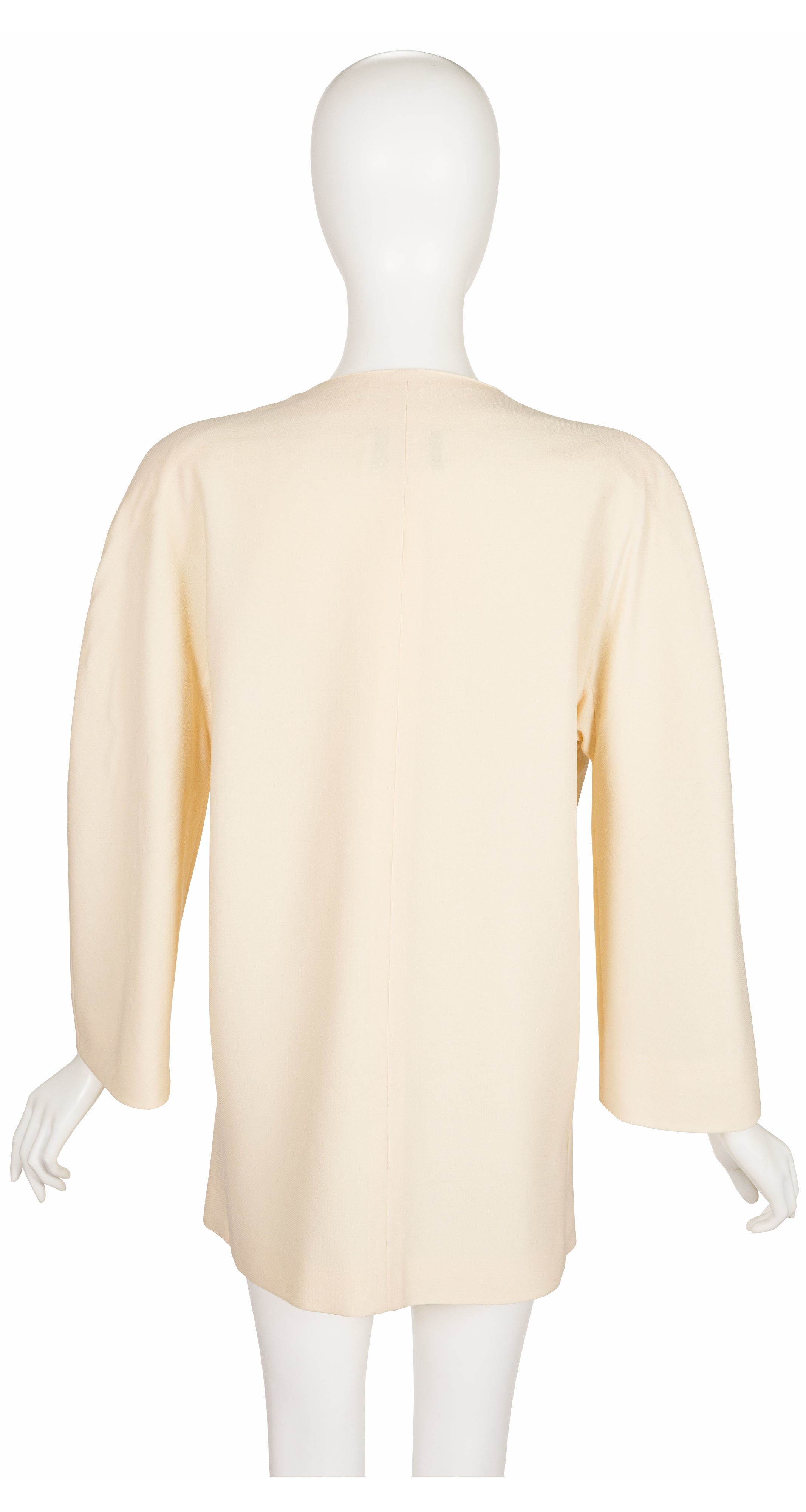 1989 S/S Nautical Star Button Cream Wool Jacket