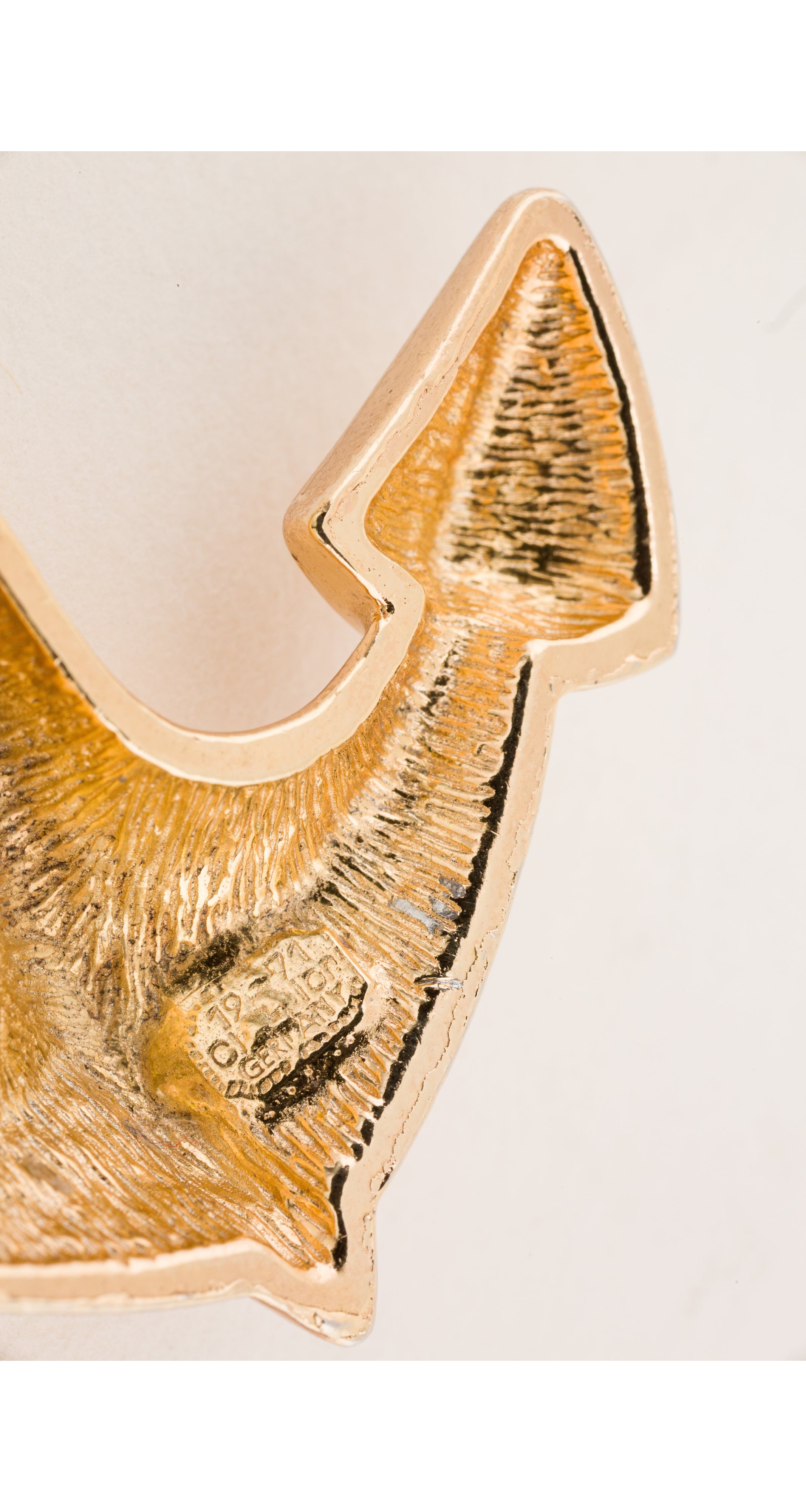 1971 Nautical Anchor Gold-Plated Pendant