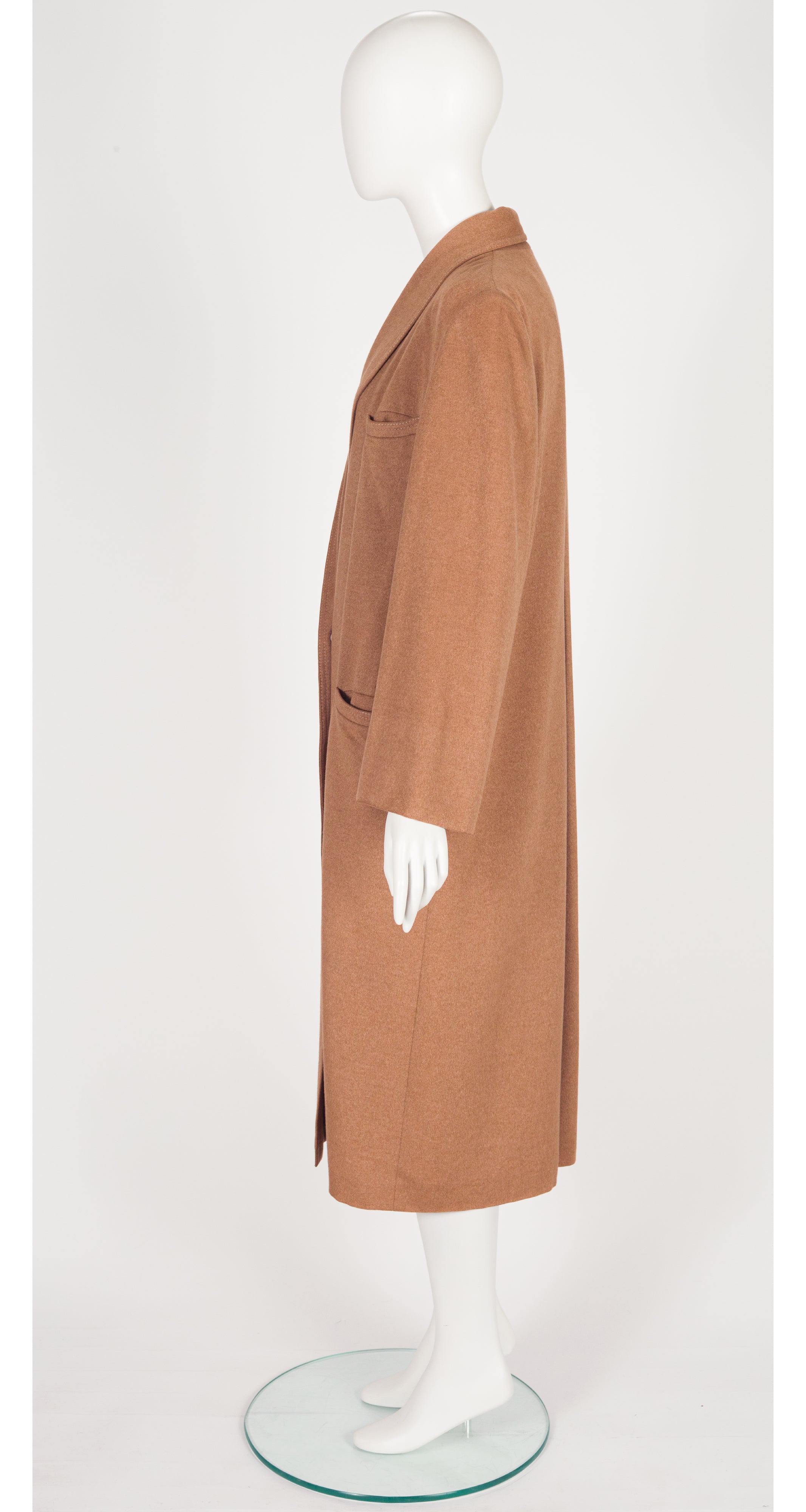 1984-85 F/W Alpaca & Wool Shawl Collar Coat