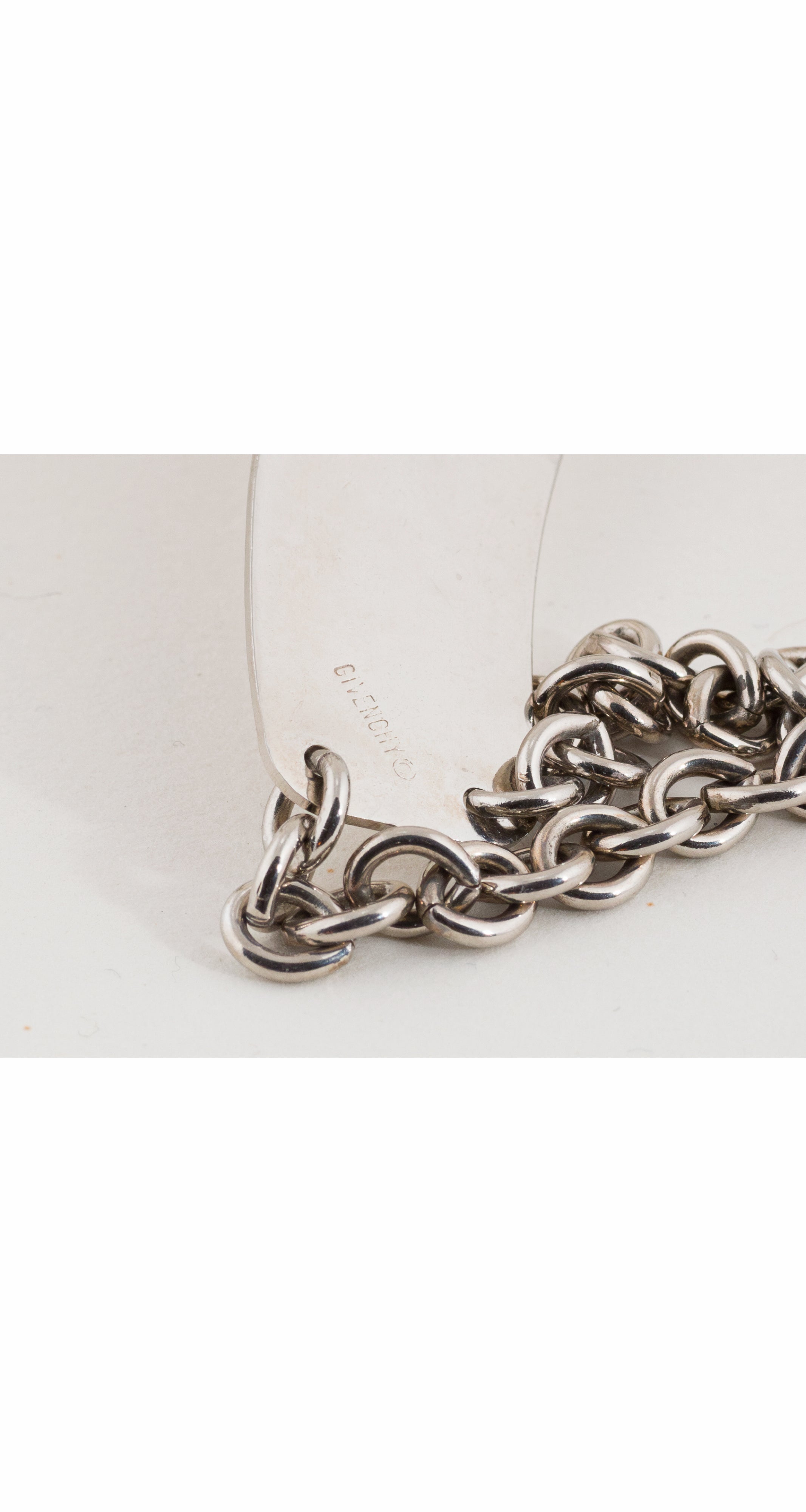 1960s Space Age Circle Chrome Choker Necklace