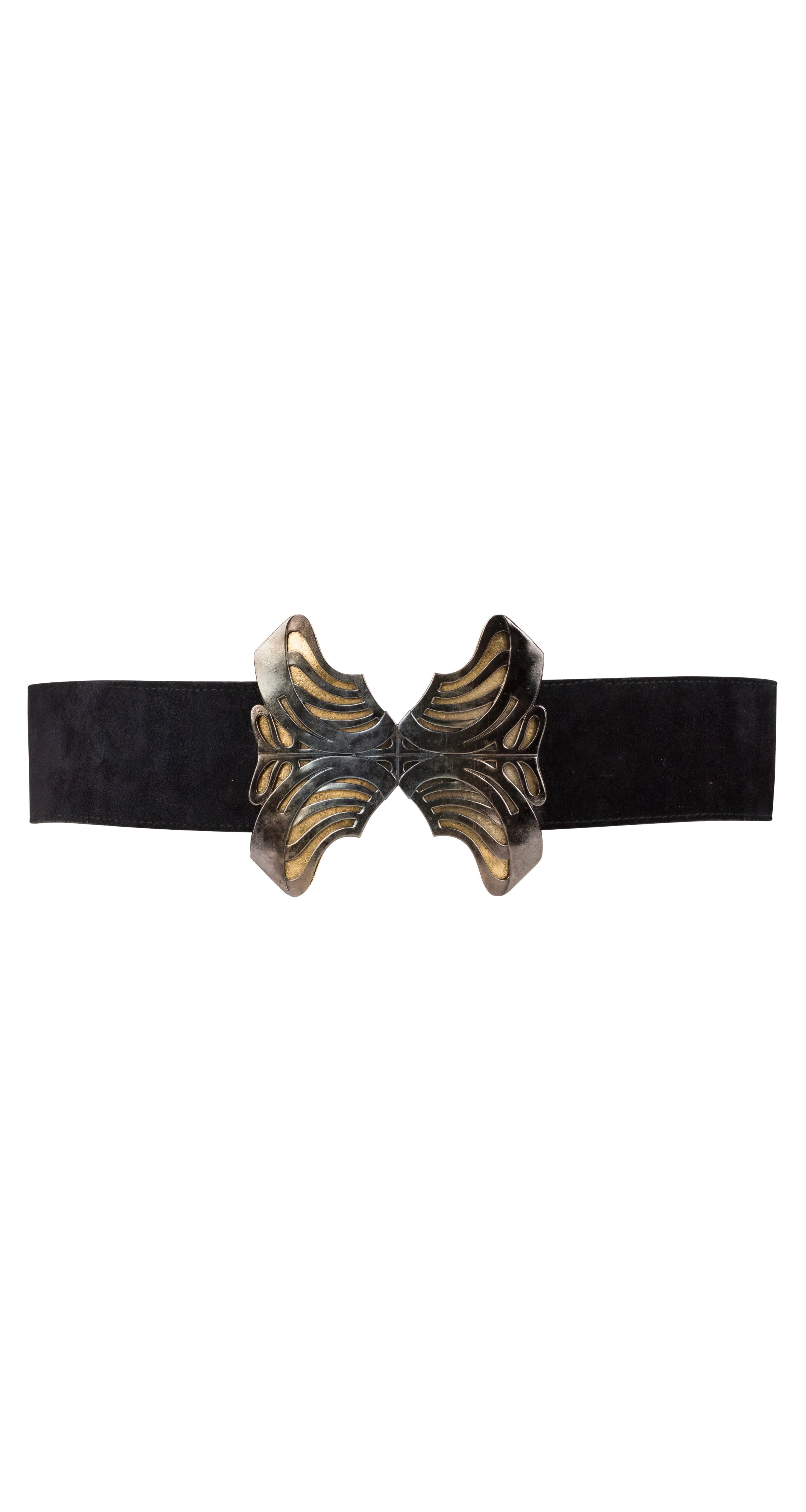 1970-71 F/W Documented Art Nouveau Butterfly Buckle Belt