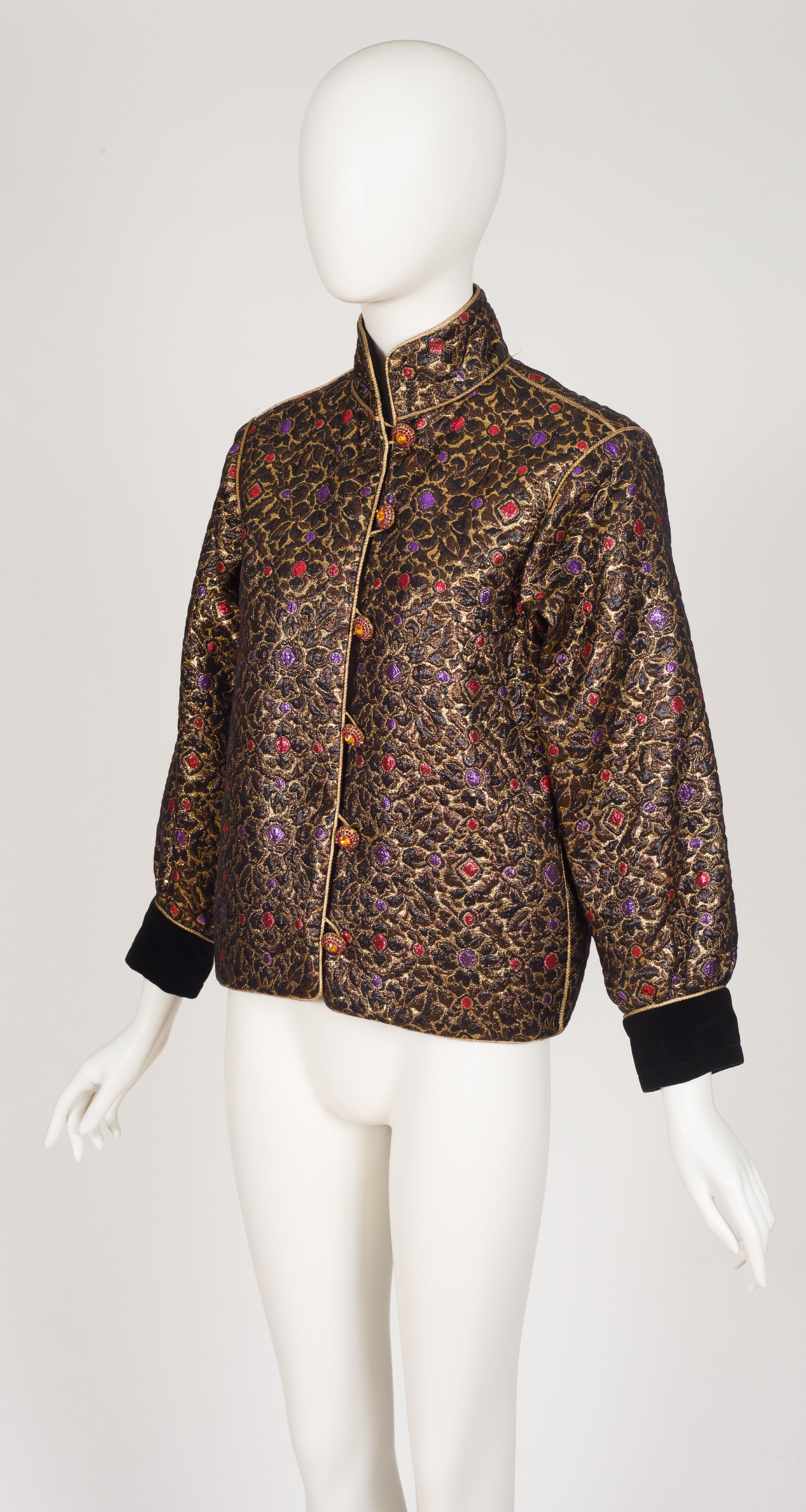 1984-85 F/W Metallic Brocade Evening Jacket