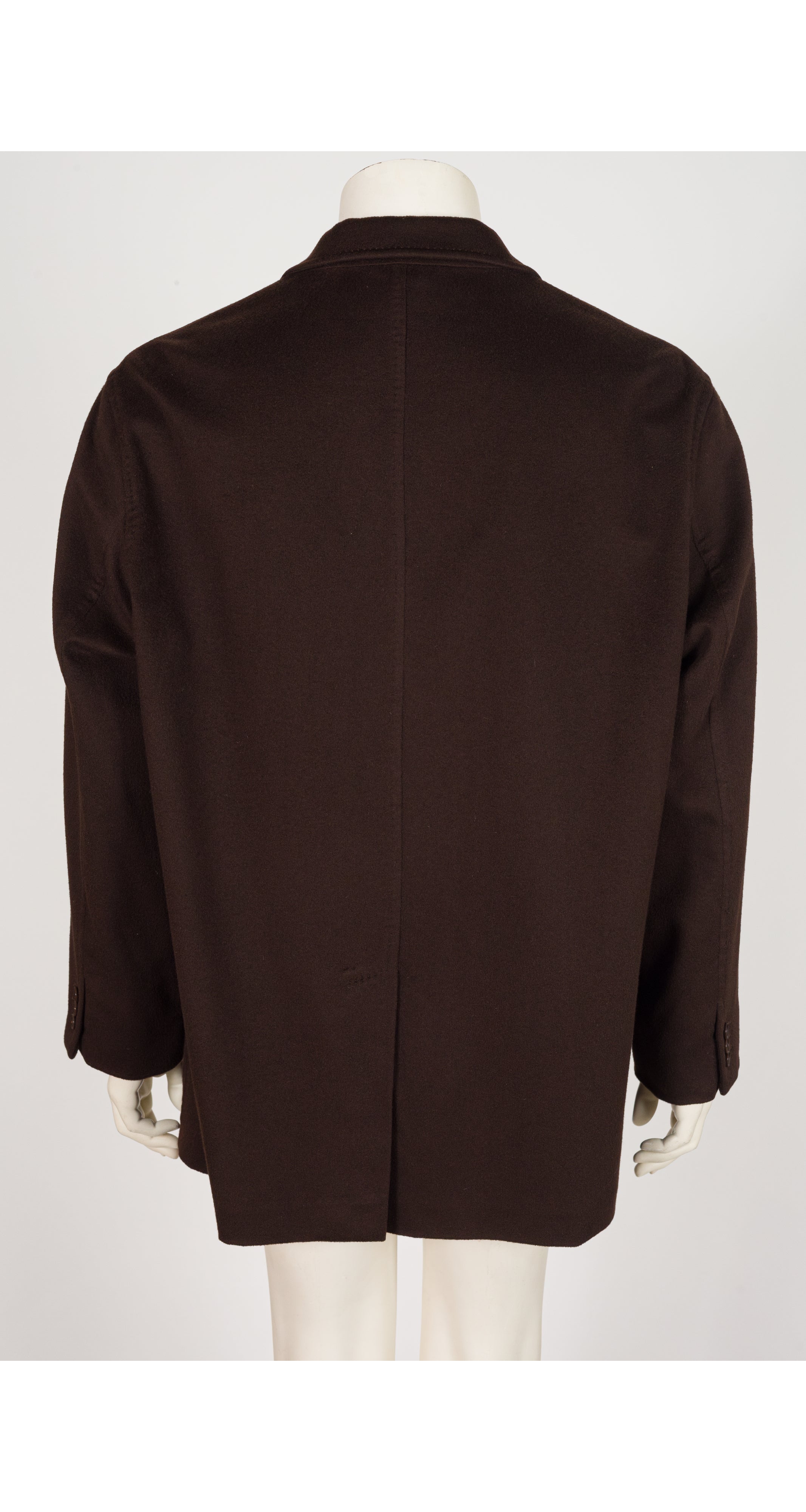 Men's Spagna Brown Double-Face Cashmere Light Jacket