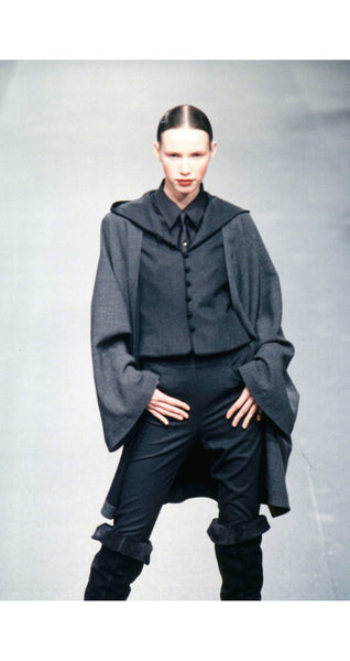 Kenzo 1998 F/W Black Velvet Tassel Hood Jacket – Featherstone Vintage